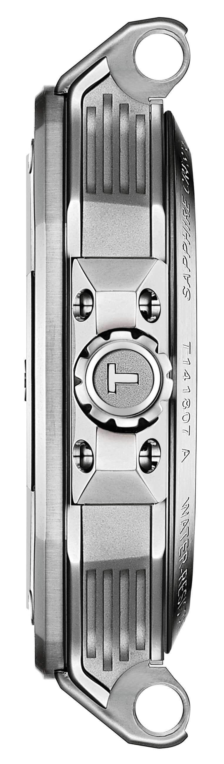 TISSOT -T-Race Powermatic 80 Herrenuhr Silber Blau Automatik Saphirglas 41mm- T141.807.11.041.00