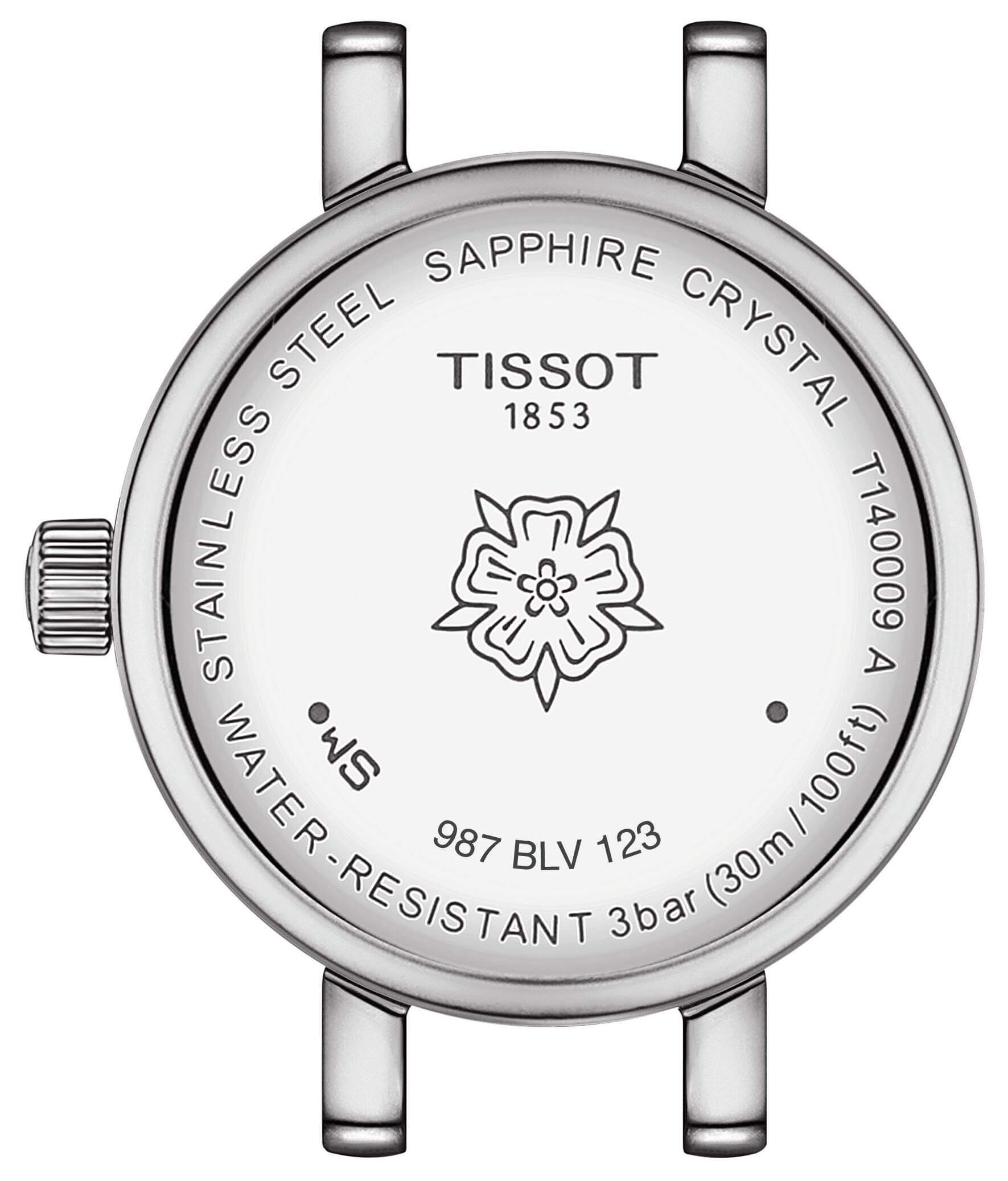TISSOT -Lovely Round ladies' watch silver mother-of-pearl quartz sapphire crystal 20mm- T140.009.11.111.00