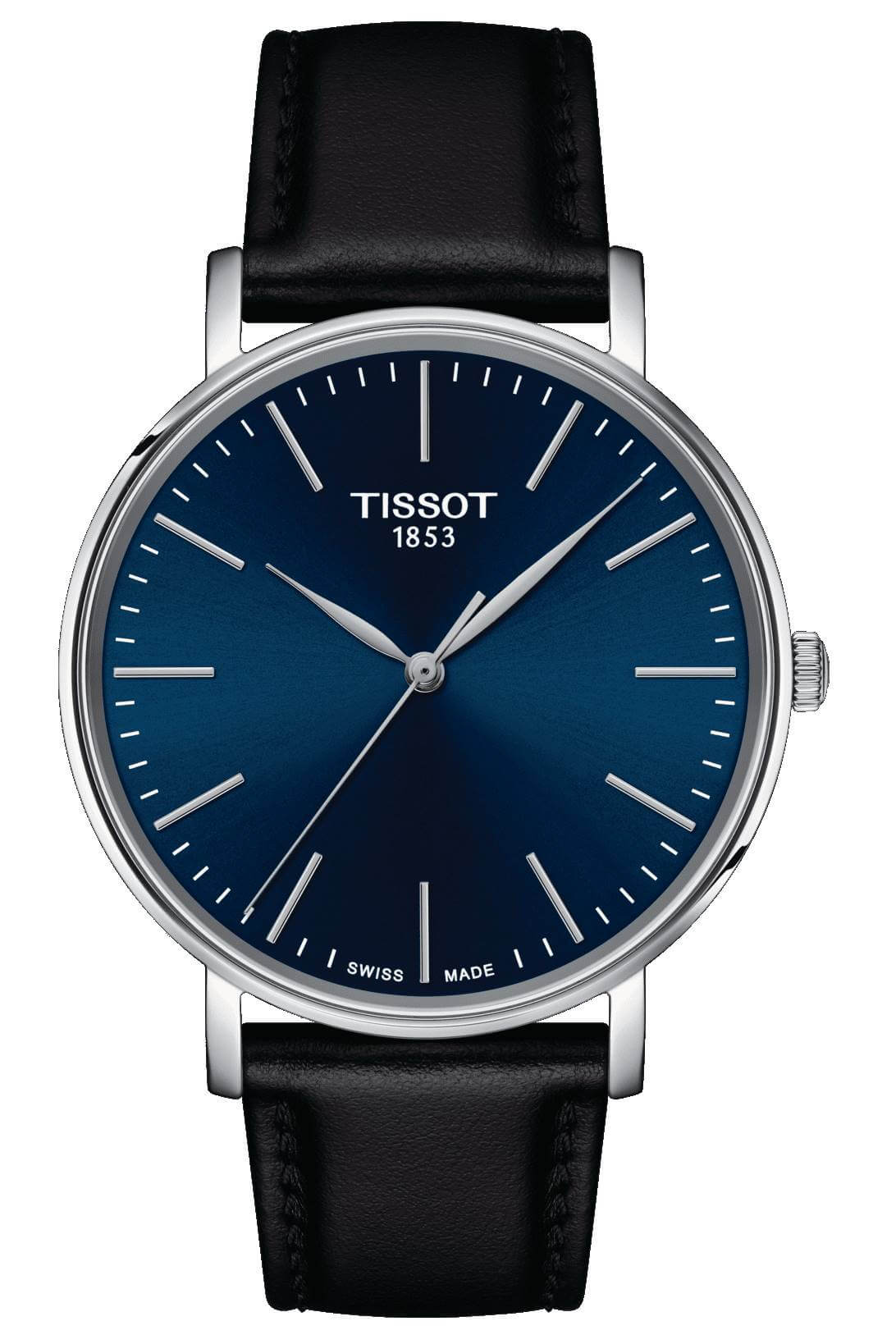 TISSOT -Everytime Gent Men's Watch Black Blue Quartz 40mm- T143.410.16.041.00
