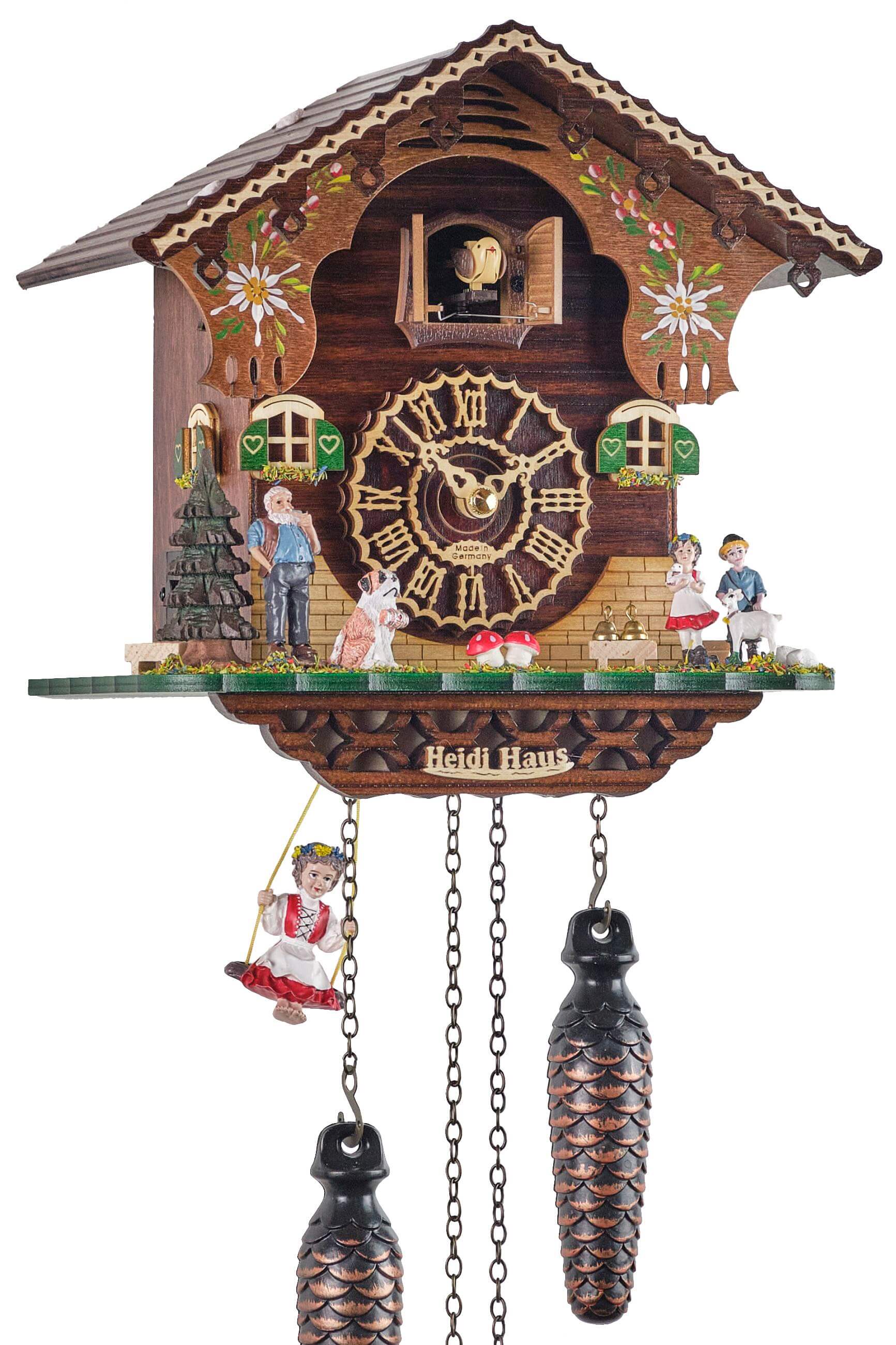 Trenkle -Cuckoo Clock Quartz Movement Heidihaus 23cm- 4300 QMS