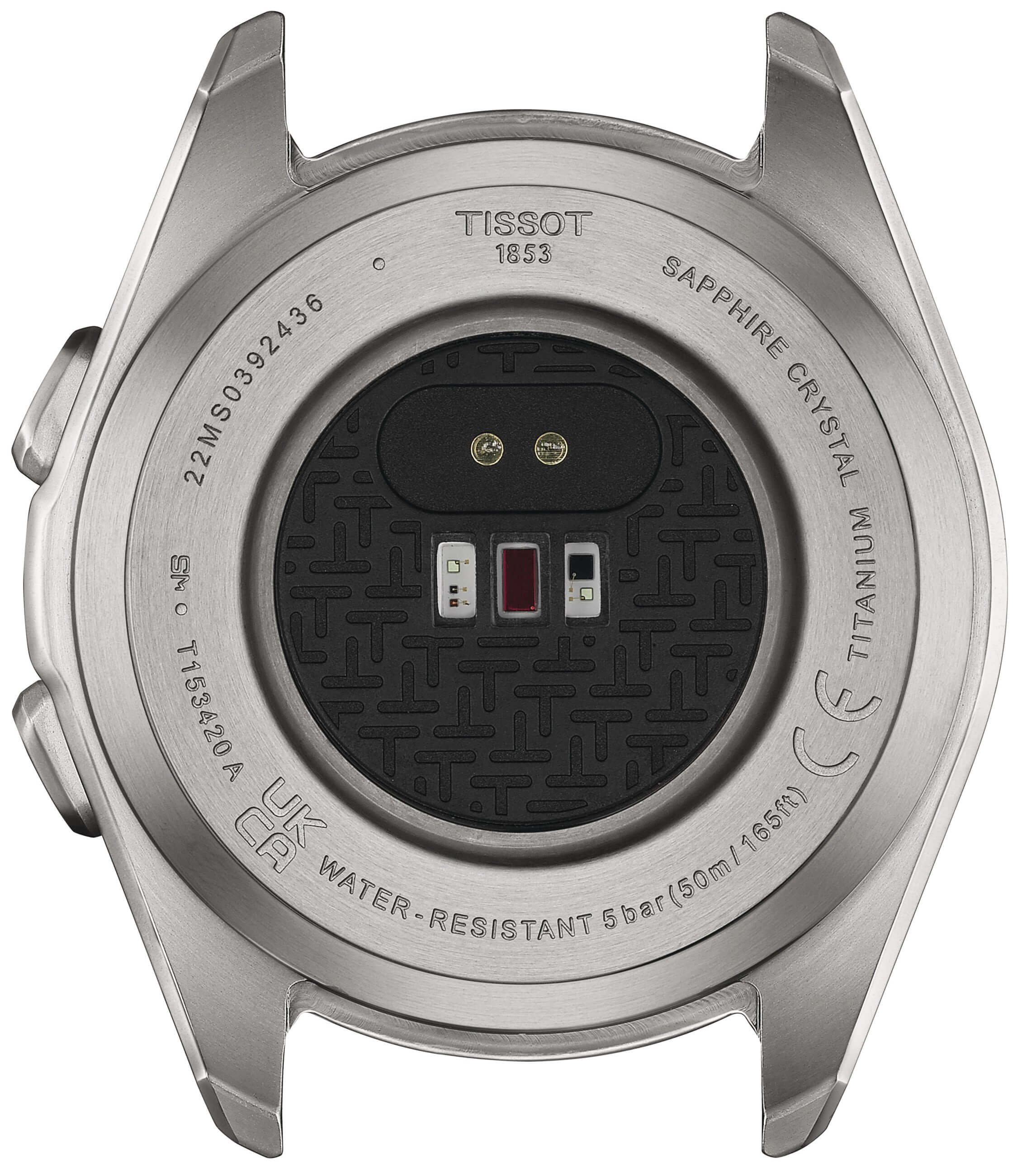 TISSOT -T-Touch Connect Sport Damen - und Herrenuhr Titan Quarz Saphirglas 43mm- T153.420.44.051.00
