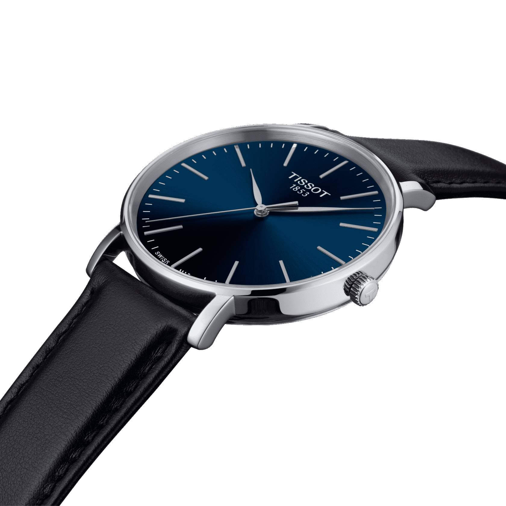 TISSOT -Everytime Gent Herrenuhr Schwarz Blau Quarz 40mm- T143.410.16.041.00