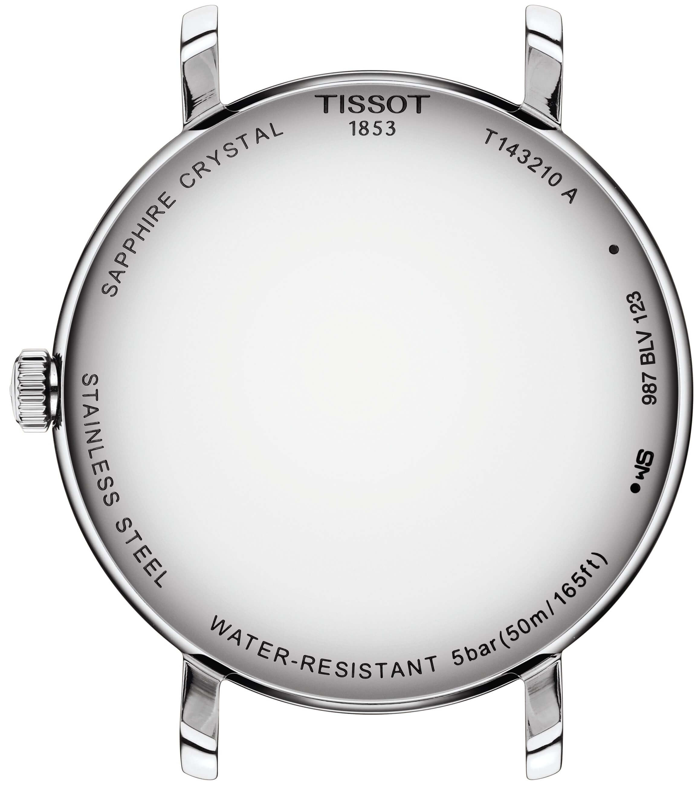 TISSOT -Everytime Lady Damenuhr Silber Grün Quarz Saphirglas 34mm- T143.210.11.091.00