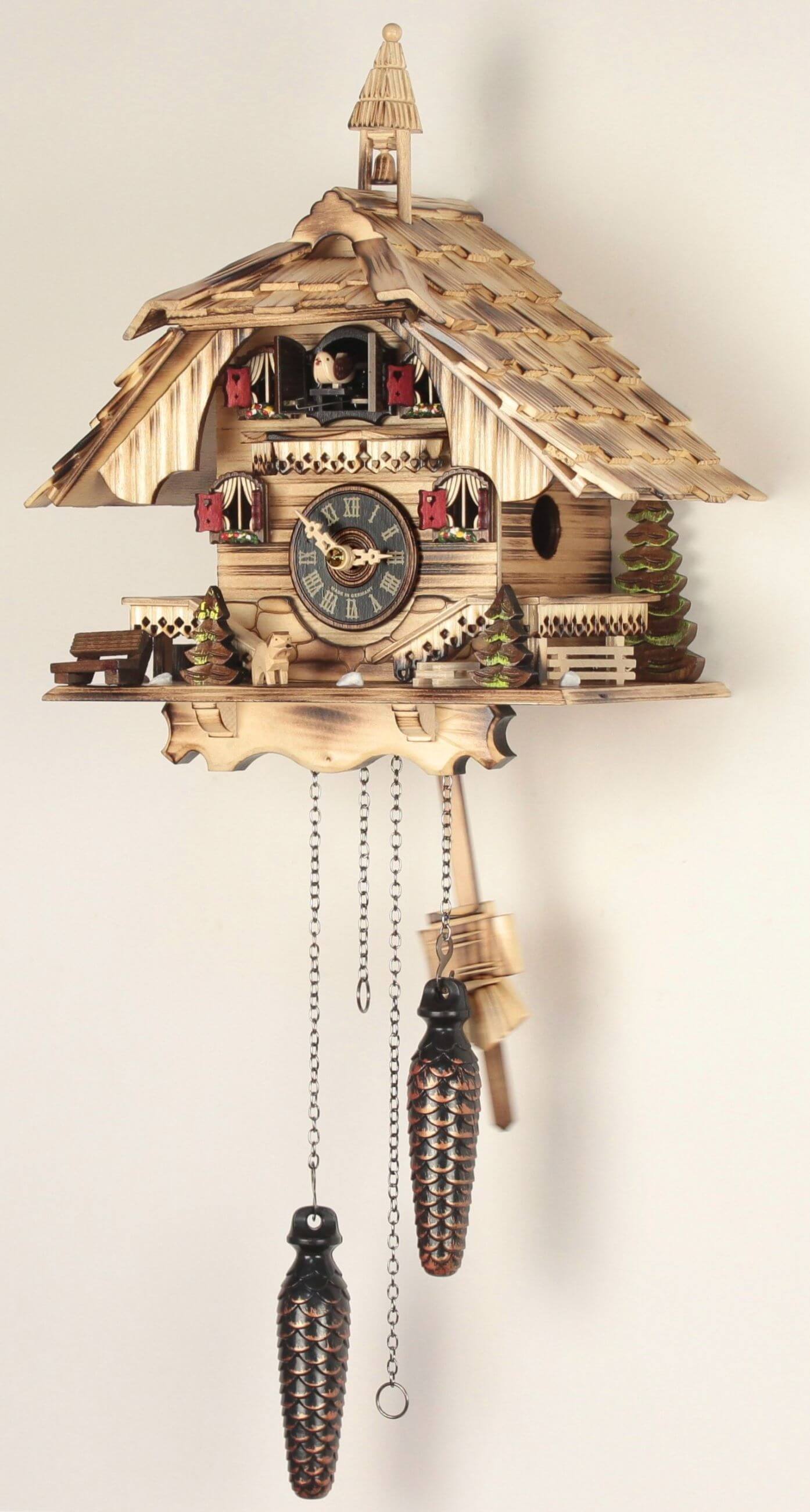 Engstler -Schwarzwaldhaus Natur 31cm- 444/22 Q