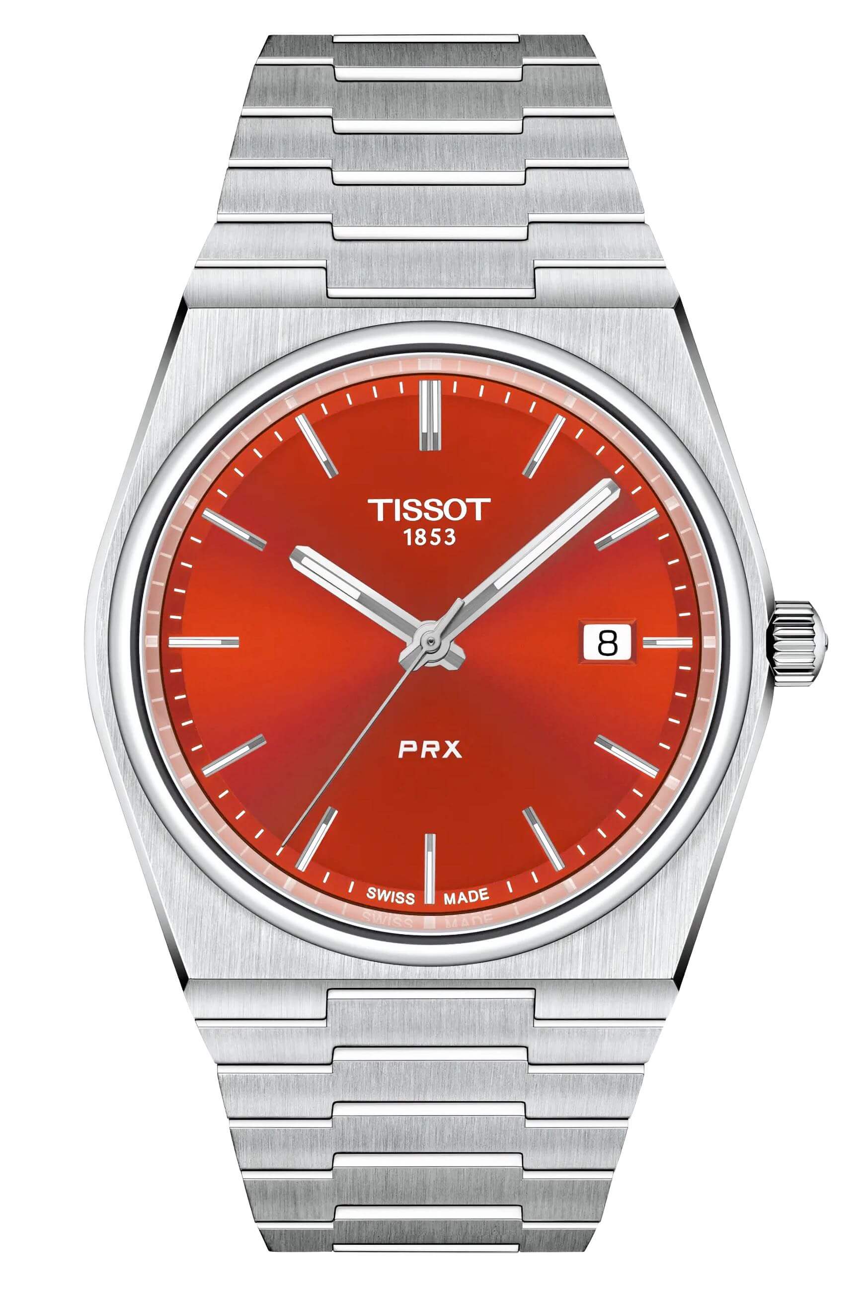 TISSOT -Tissot PRX Quartz Silver Red Sapphire Crystal 40mm- T137.410.11.421.00