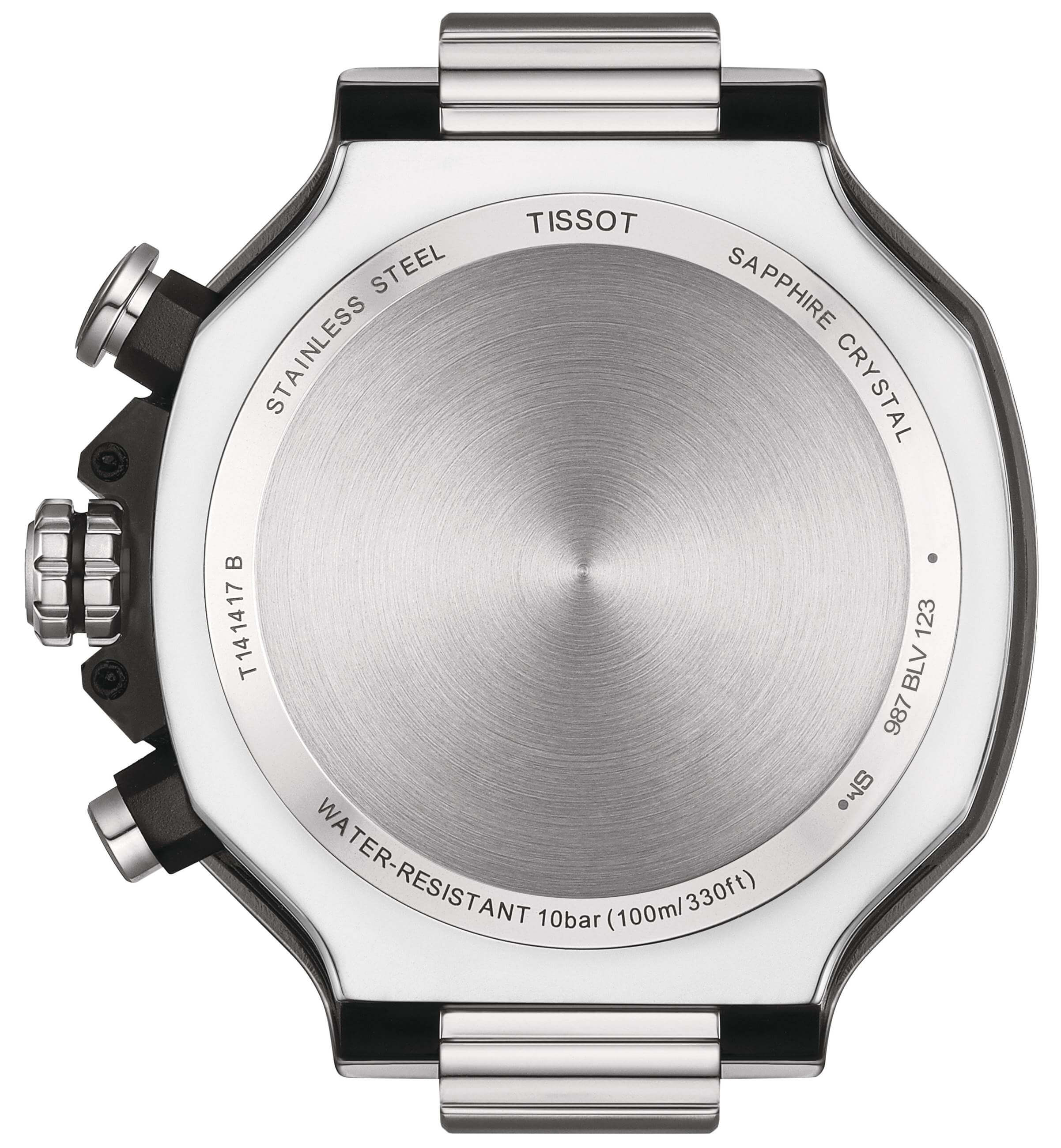 TISSOT -T-Race Chronograph Men's Watch Silver Chronograph Quartz Sapphire Crystal 45mm- T141.417.11.041.00