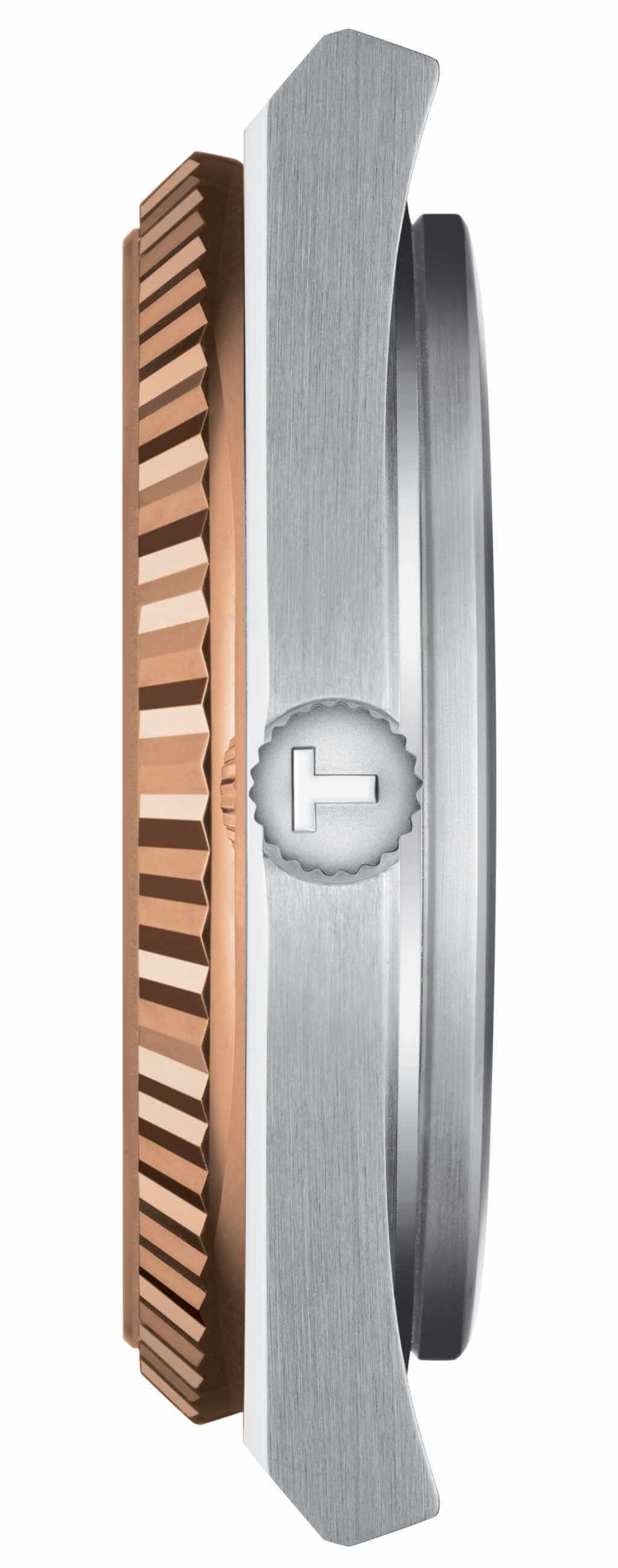 TISSOT -PRX Powermatic 80  Stahl & 18K Gold Herrenuhr Automatik 40mm- T931.407.41.041.00