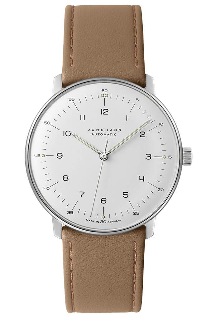Junghans -max bill men's watch brown automatic sapphire crystal 38mm- 027/3502.02