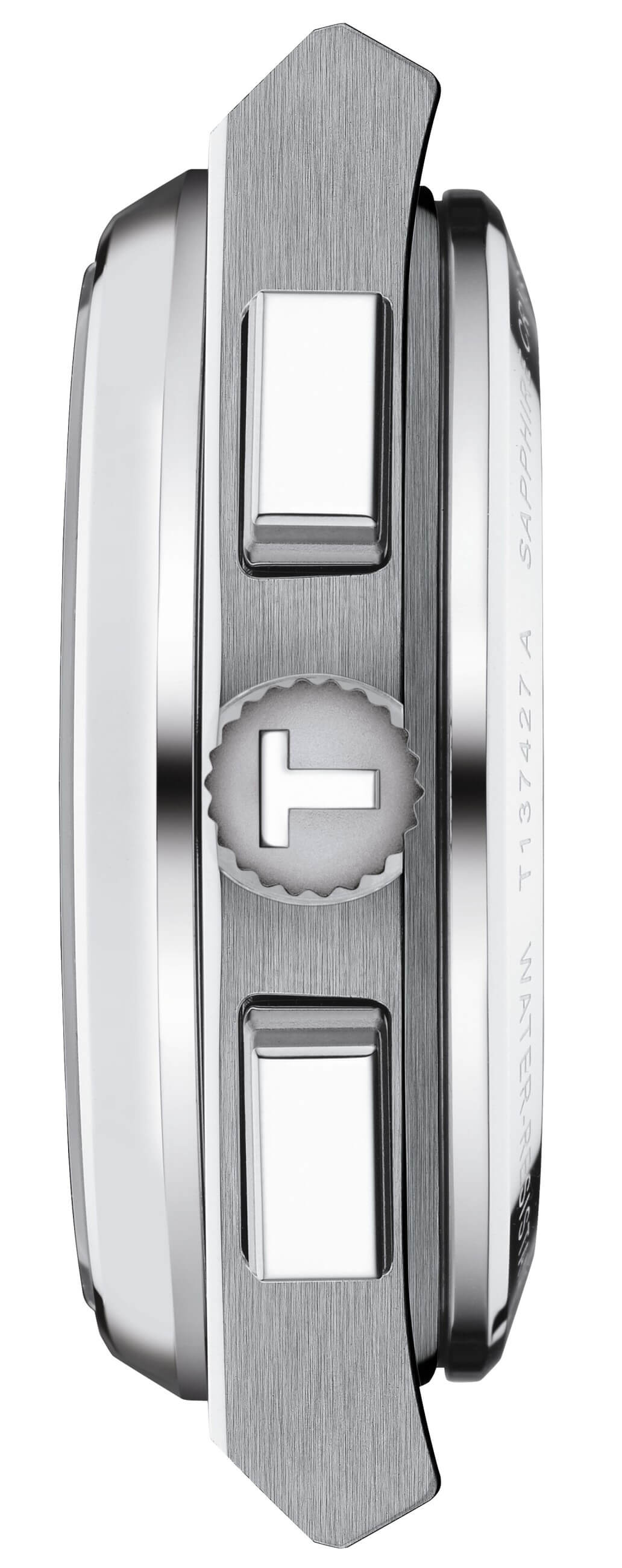 TISSOT -PRX Automatic Chronograph Herrenuhr Silber Grün Automatik Saphirglas 42mm- T137.427.11.091.00