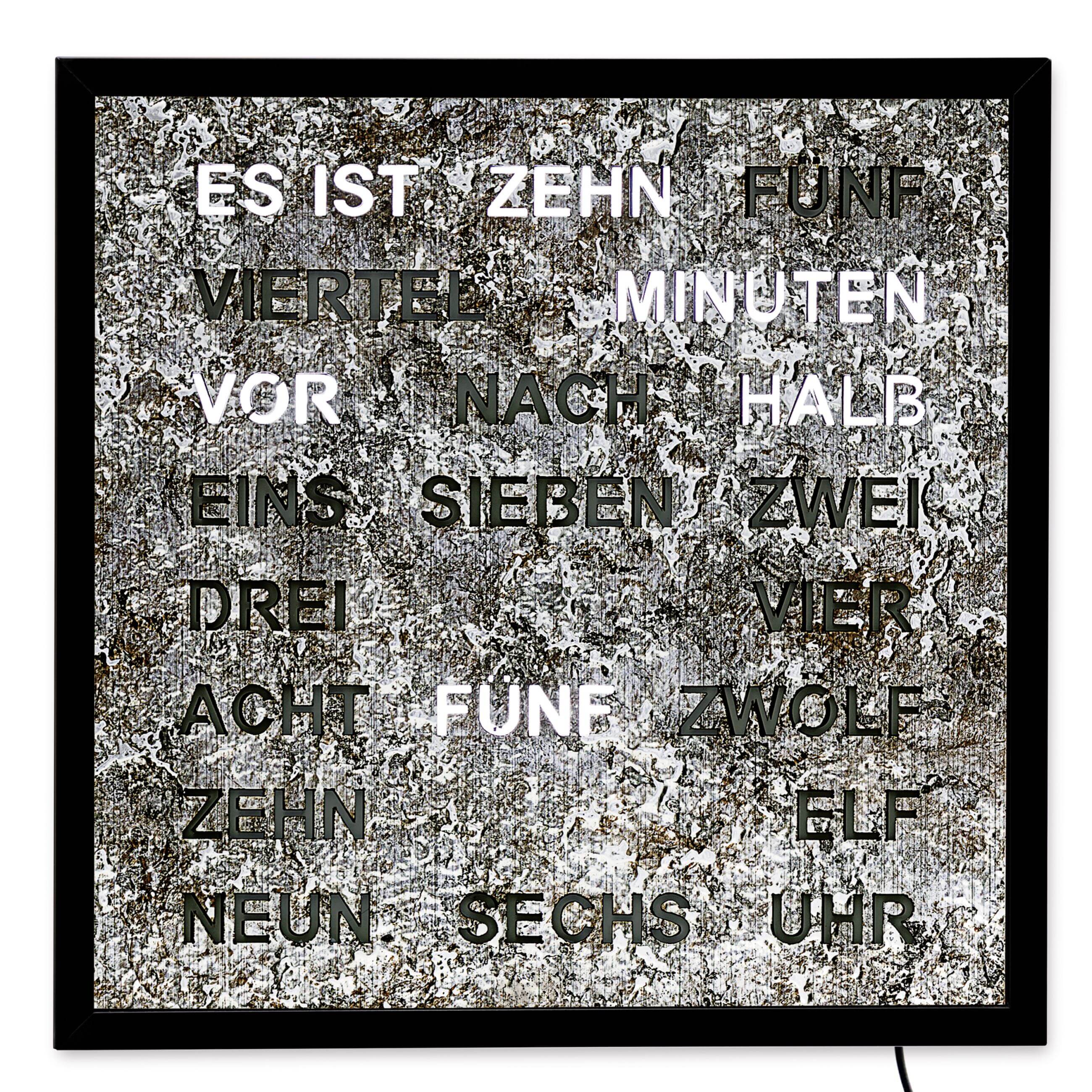 AMS -Wall clock metallic quartz 40cm- 1269
