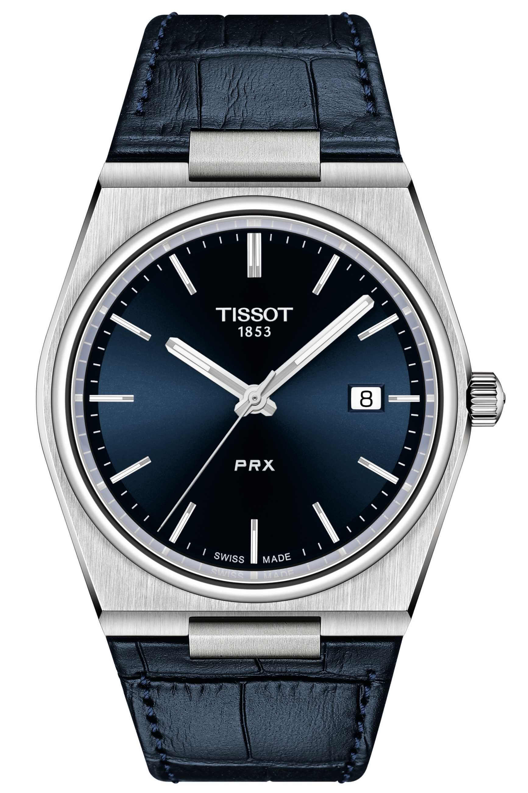 TISSOT -PRX men's watch dark blue quartz 40mm- T137.410.16.041.00