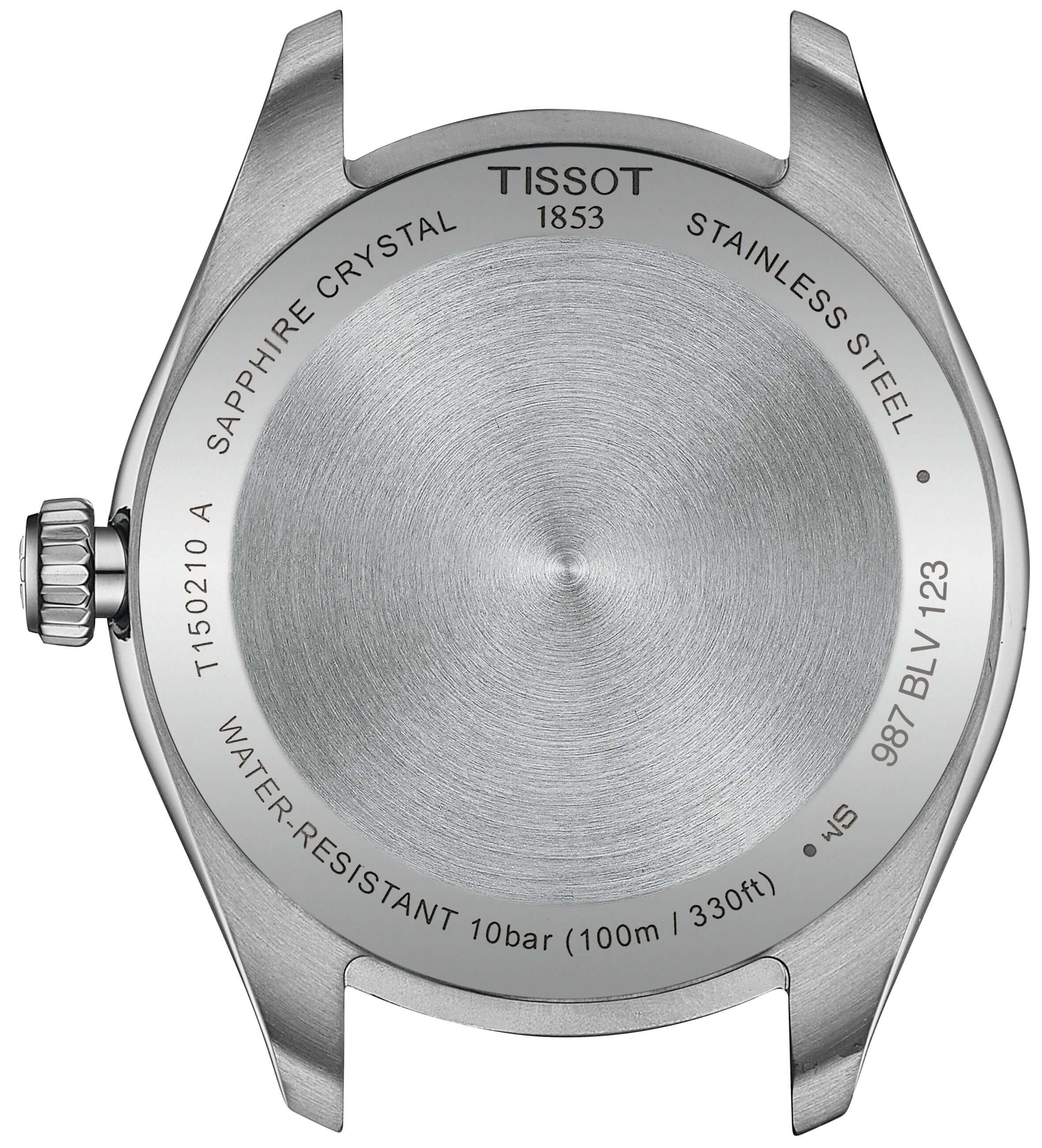TISSOT -PR 100 Damenuhr Silber Rosa Quarz Saphirglas 34mm- T150.210.11.331.00