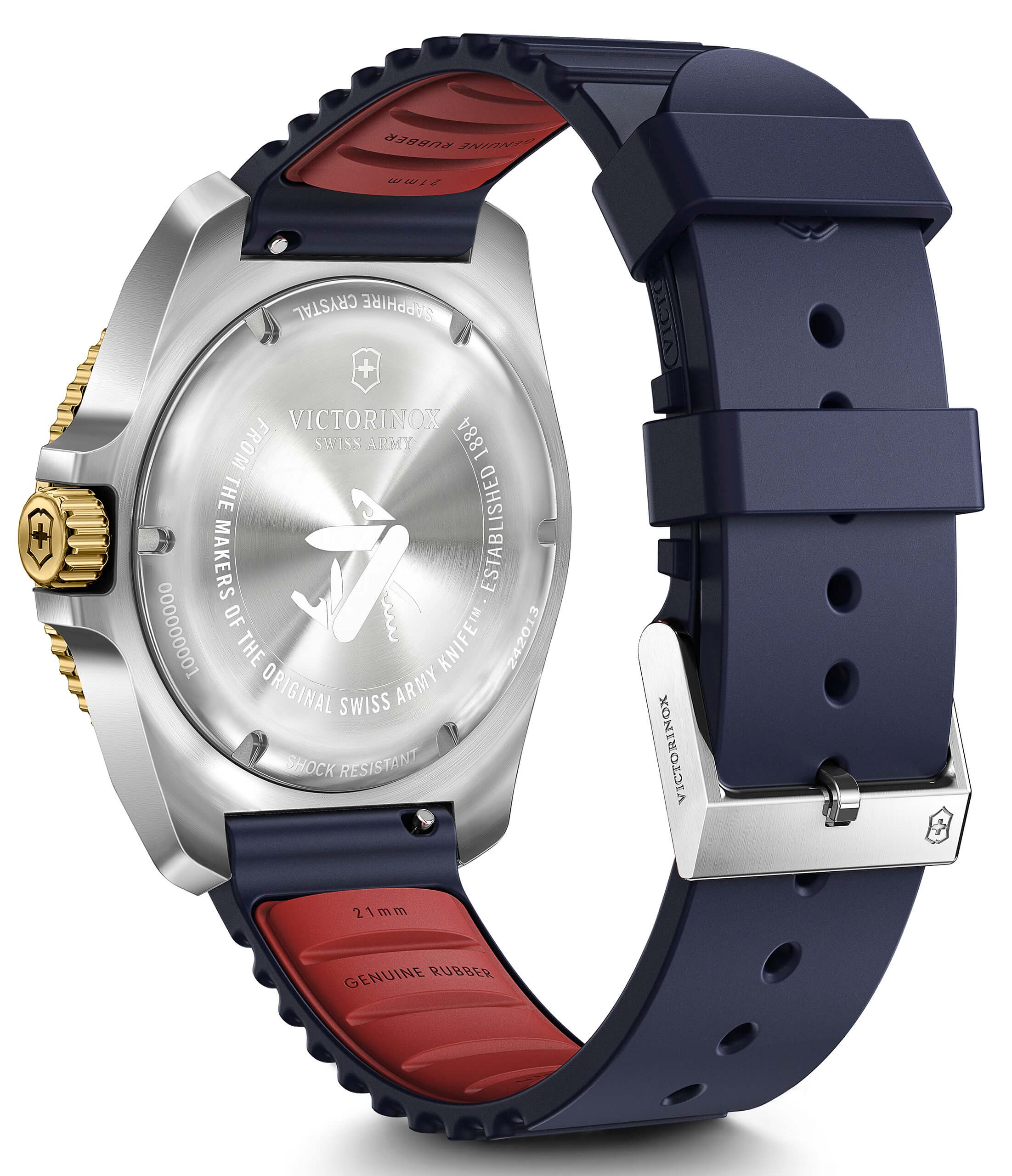 Victorinox -Journey 1884 men's watch blue quartz sapphire crystal 43mm- 242013