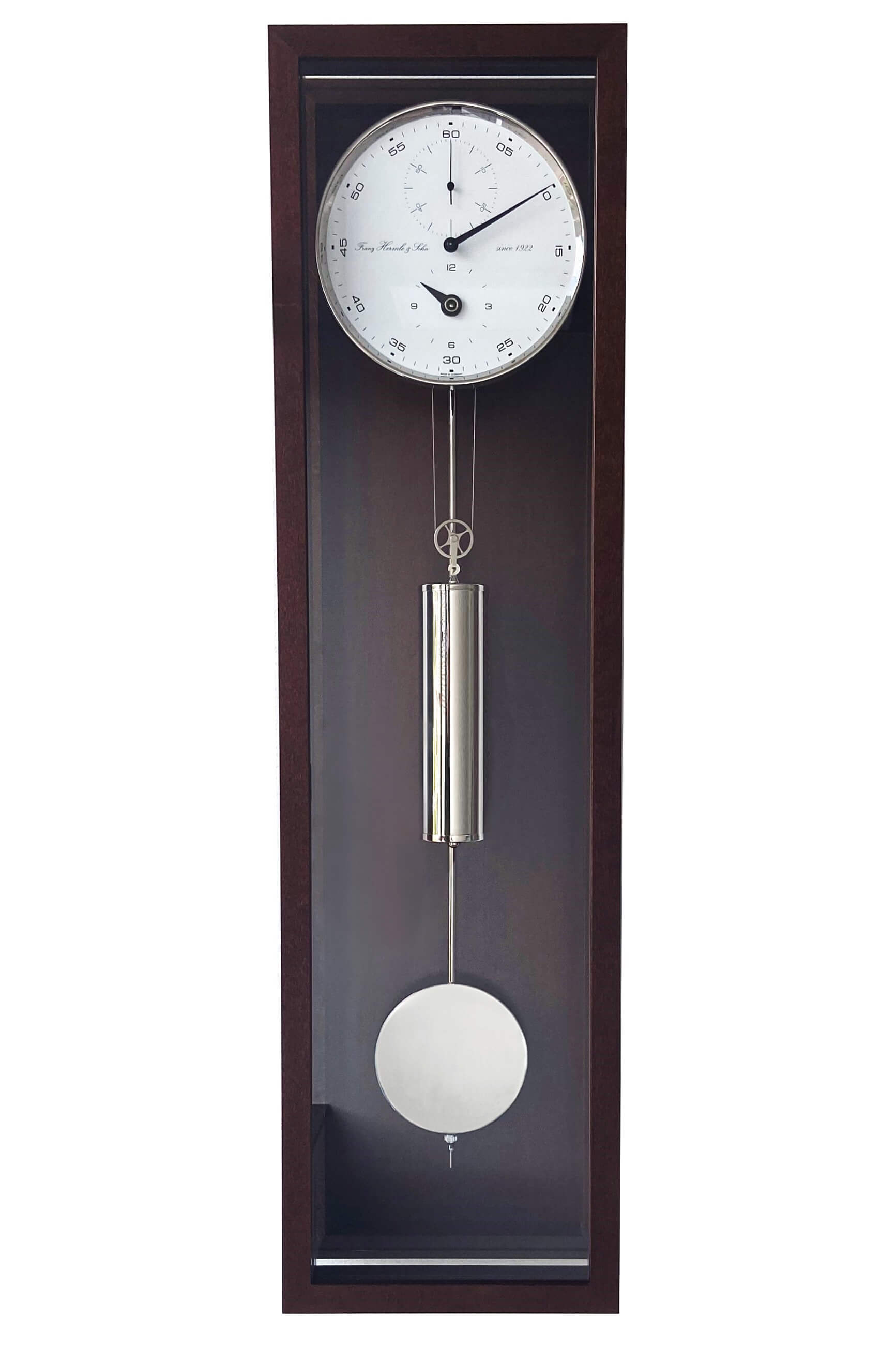 Hermle -Wanduhr Nussbaum Monatsläufer Mechanisch 86cm- 71006-030761