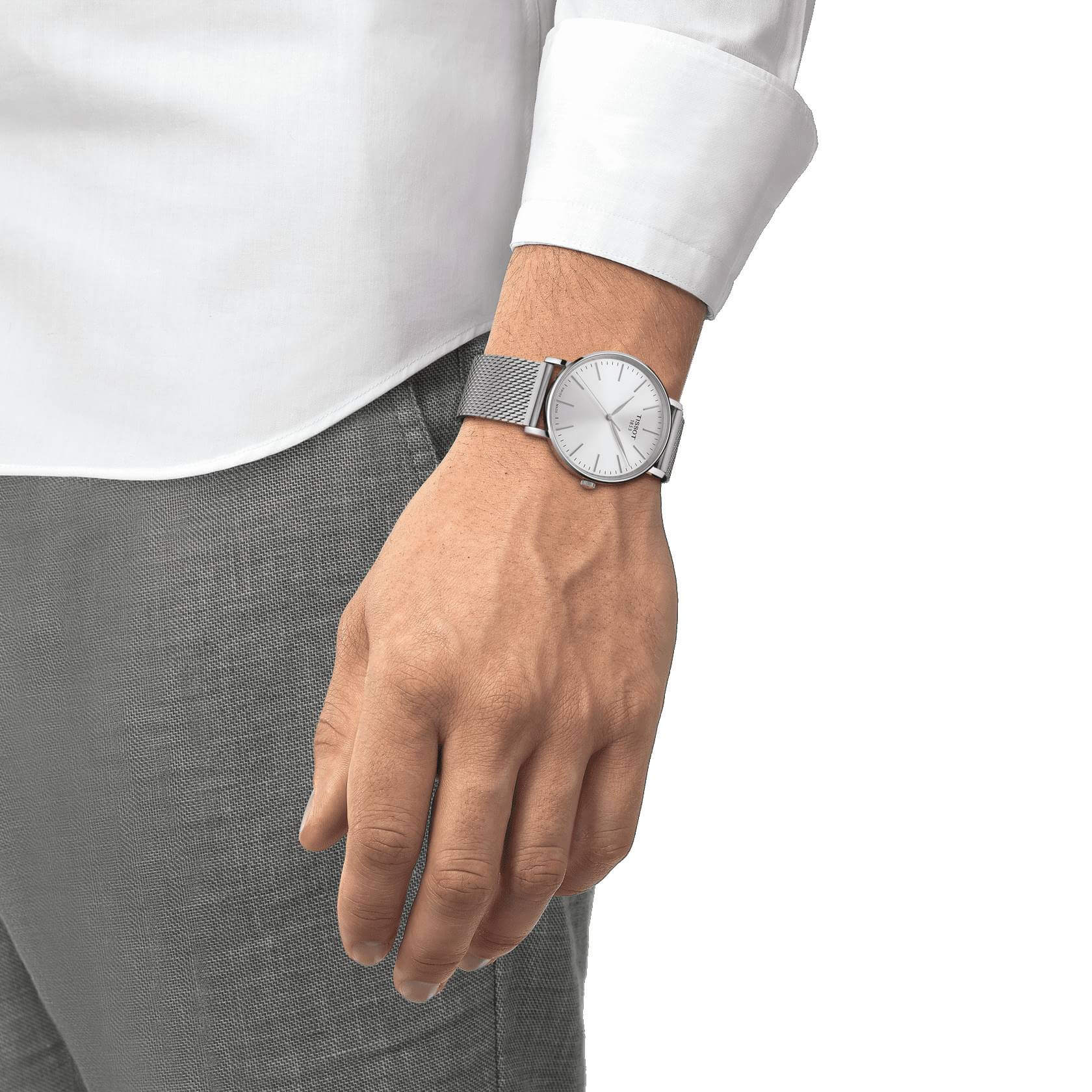 TISSOT -Everytime Gent men's watch silver quartz 40mm- T143.410.11.011.00