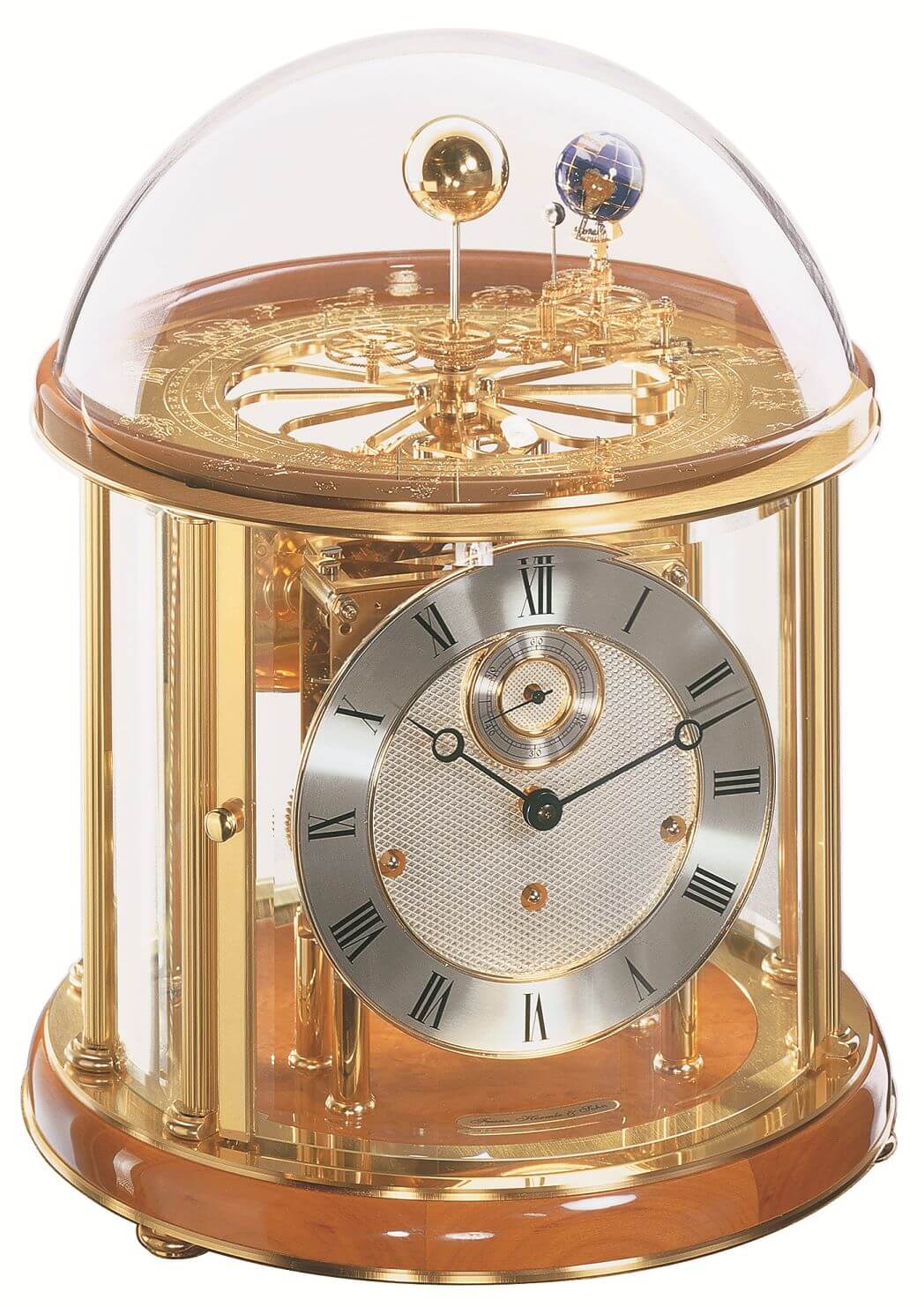 Hermle -Tellurium I Kirschbaum Messing 8-Tage Laufwerk 35cm- 22805-160352