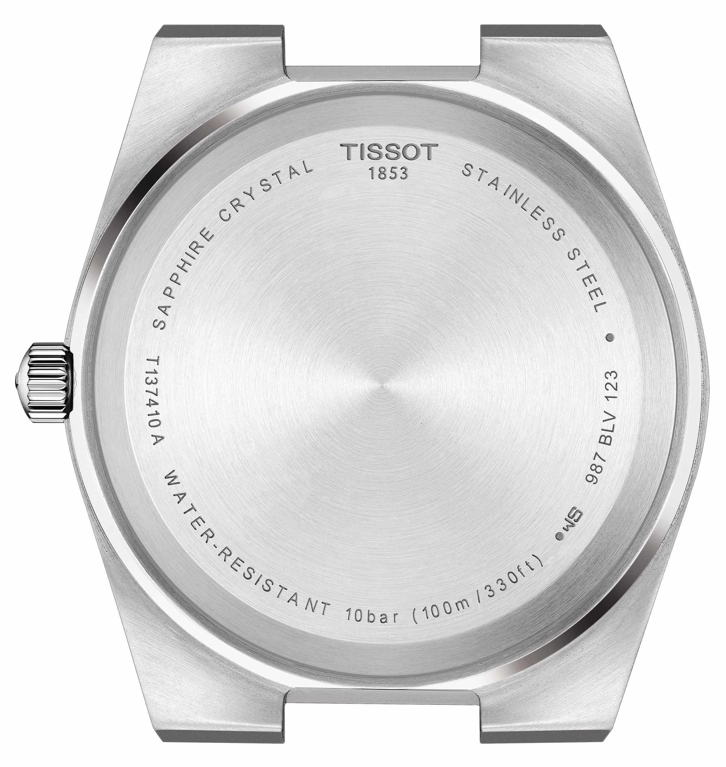 TISSOT -PRX Men's Watch Silver Green Quartz 40mm- T137.410.11.091.00