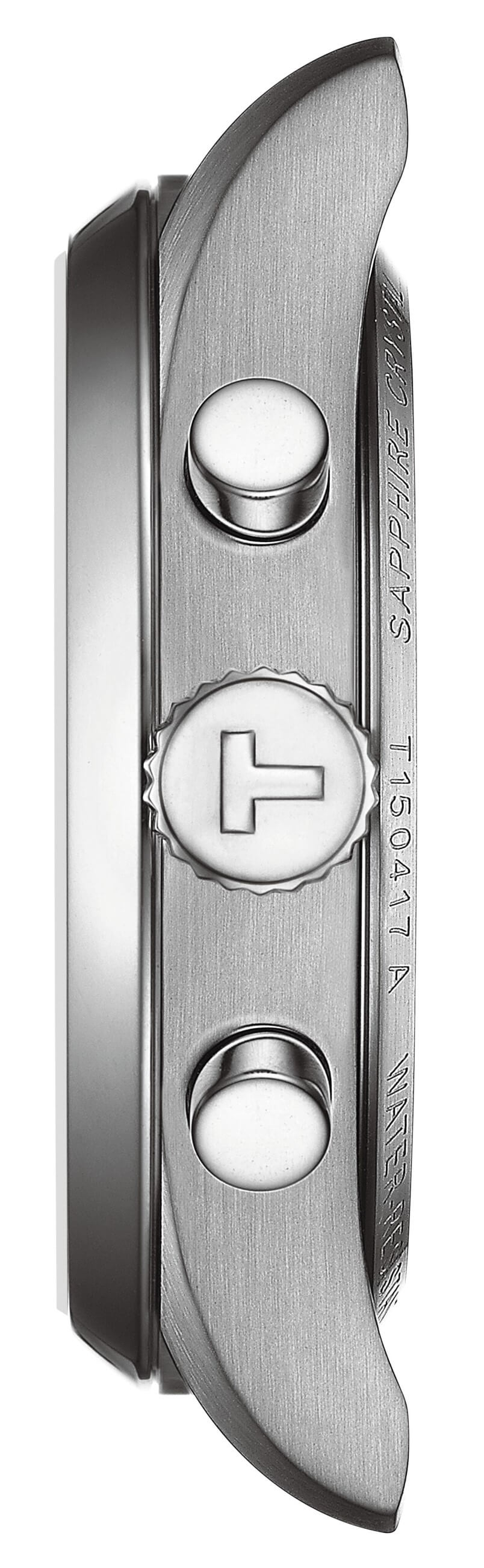 TISSOT -PR 100 Chronograph Herrenuhr Silber Dunkelblau Quarz Saphirglas 40mm- T150.417.11.041.00