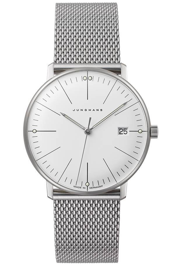 Junghans -max bill ladies silver quartz sapphire crystal 33mm- 047/4250.46