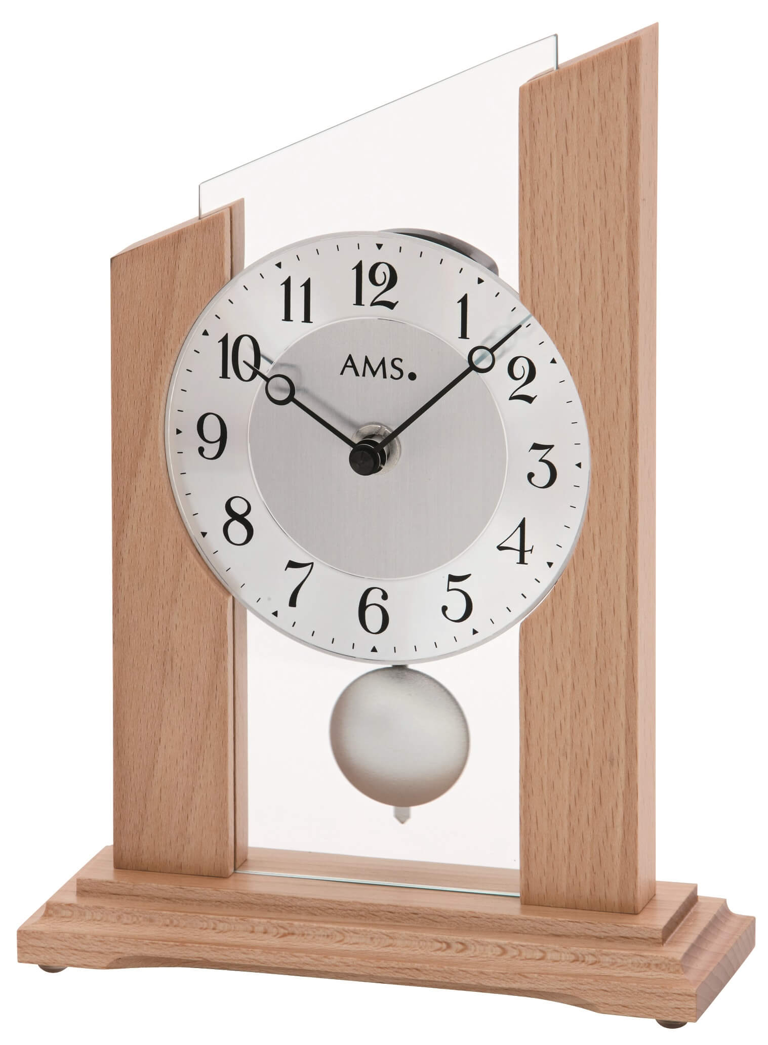 AMS -Quartz pendulum table clock 23cm- 1171