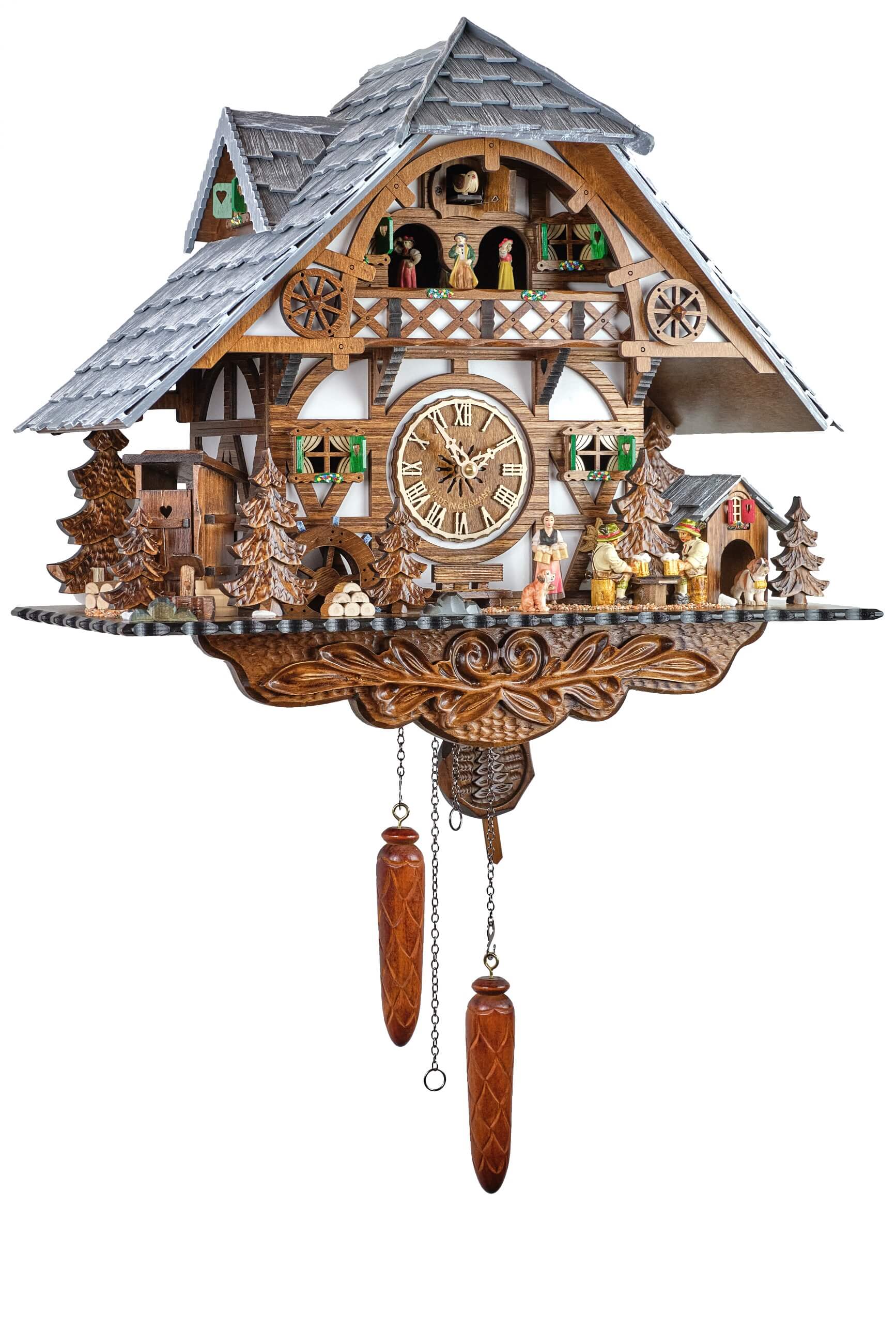 Engstler -Bierrinker Schwarzwaldhaus 45cm- 38917 QMT