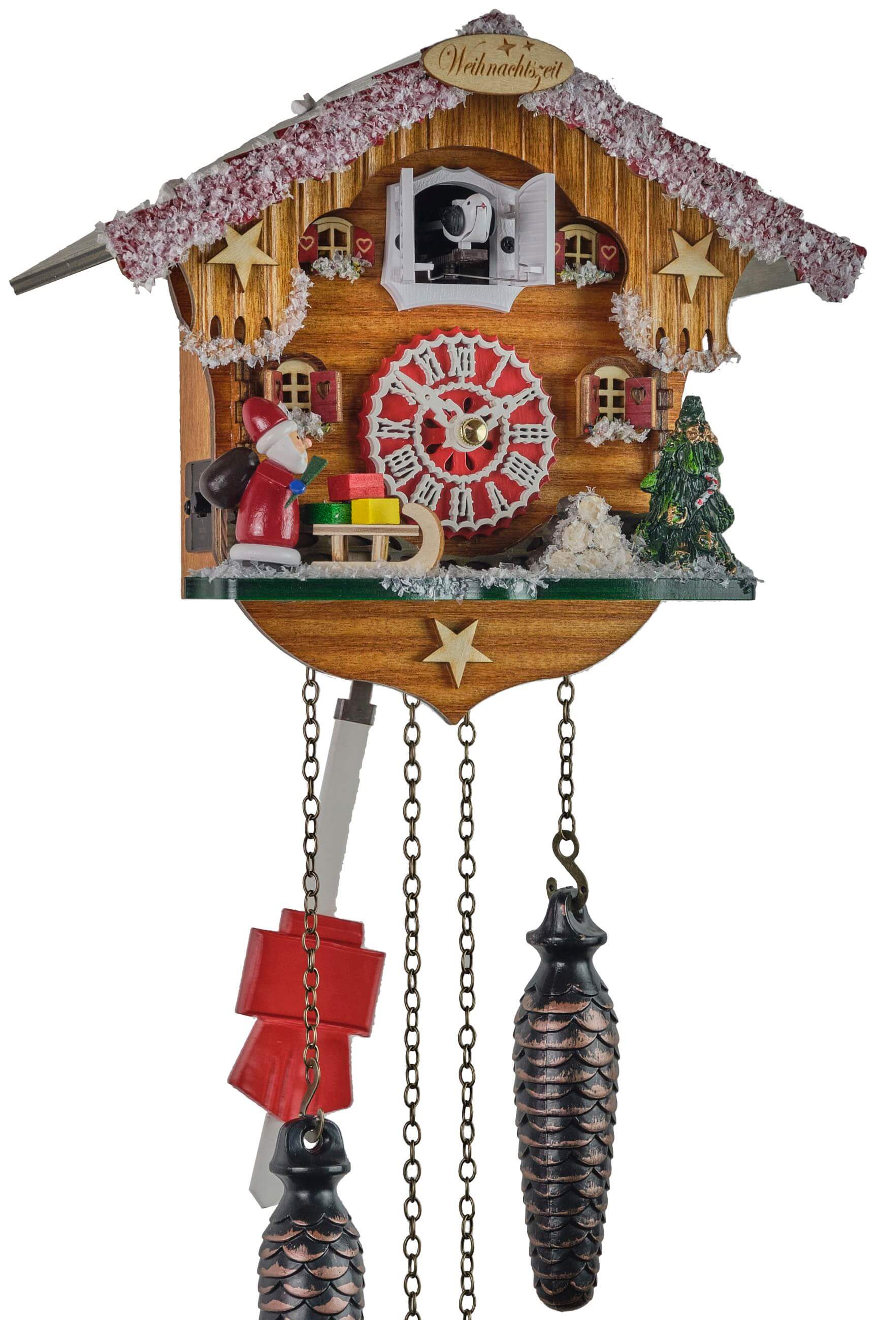 Trenkle -Cuckoo Clock Quartz Movement Music Christmas Clock 21cm- W2025 QM