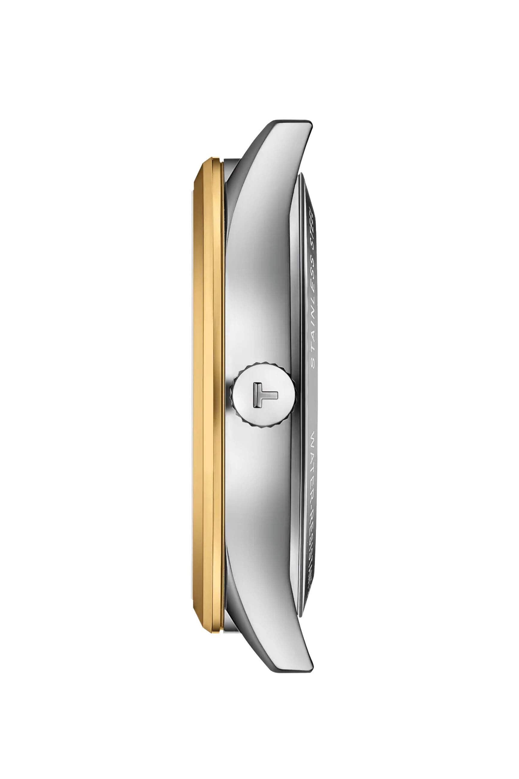 TISSOT -Classic Dream Herrenuhr Bicolor Datum Saphirglas Automatik 40mm- T158.407.22.031.00