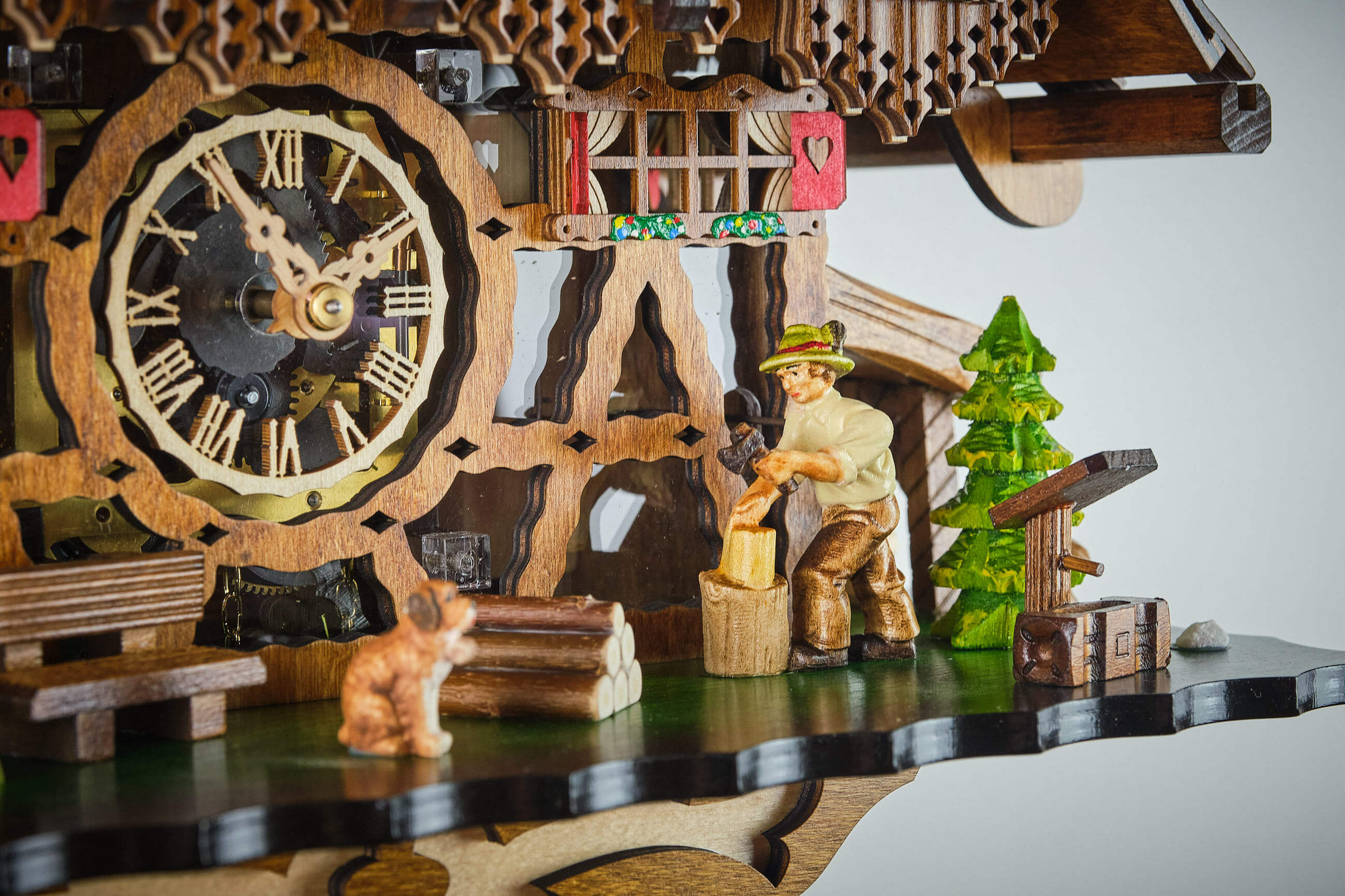 Engstler -Cuckoo clock - Acrylic glass front 8-day movement 35cm- 2651/8