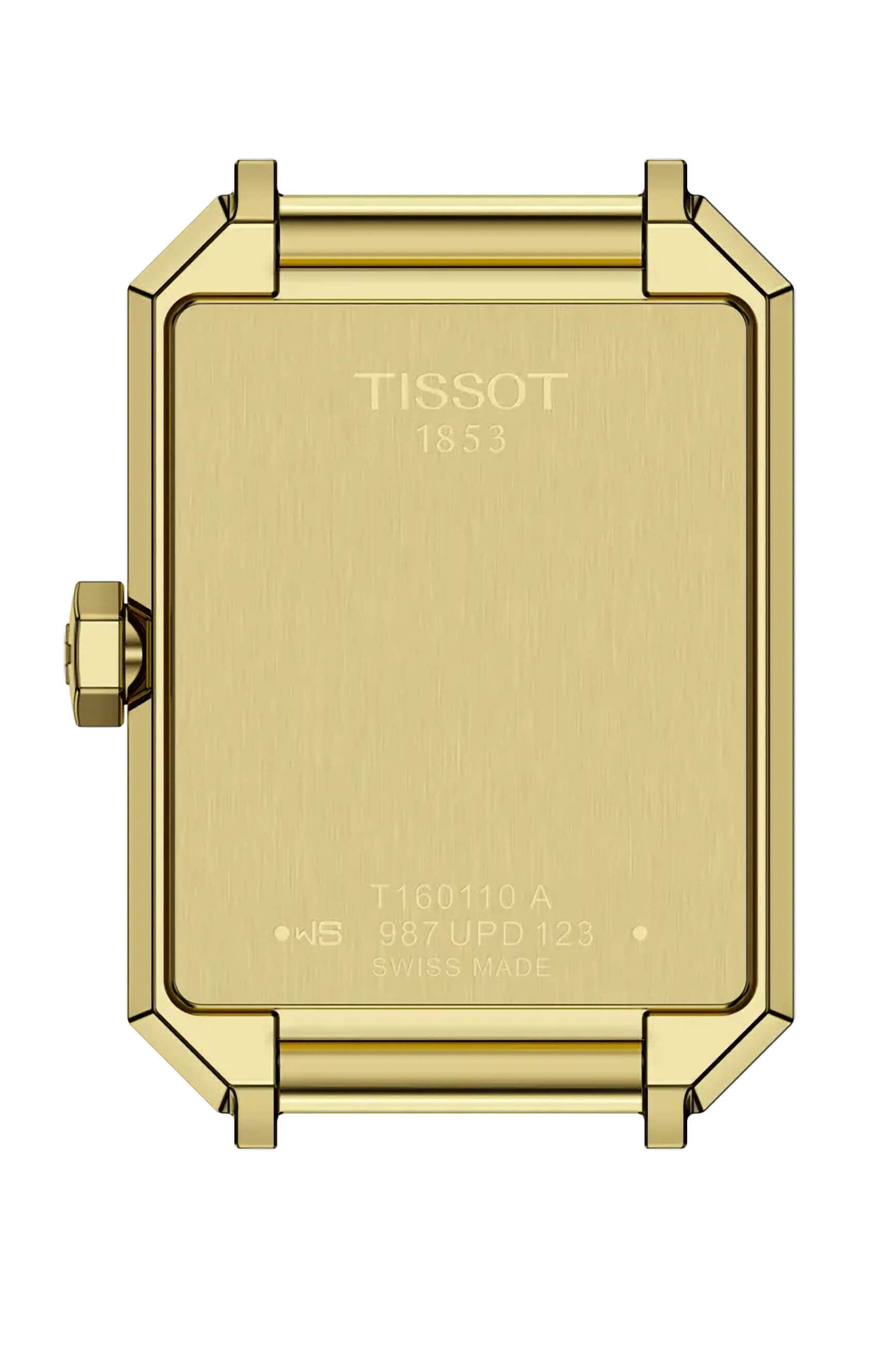 TISSOT -SRV Damenuhr Gold Saphirglas Quarz 30mm- T160.110.33.023.00