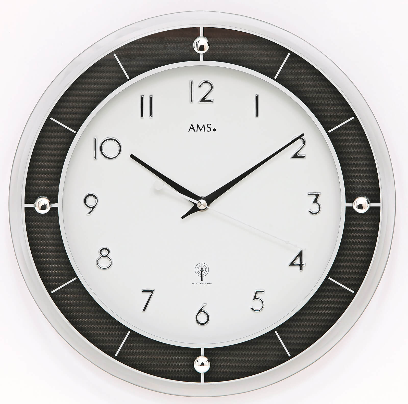AMS -Wireless wall clock 30cm- 5854