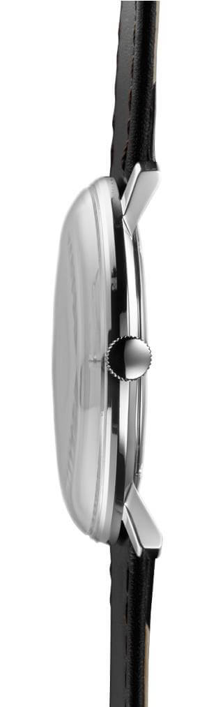 Junghans -max bill men's watch black quartz date 38mm- 041/4465.02