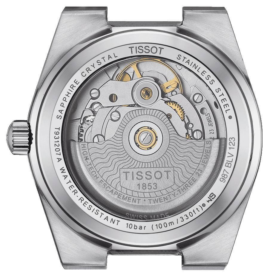 TISSOT -PRX Powermatic 80 Steel and 18K Gold Damenuhr Silber Automatik 35mm- T931.207.41.336.00