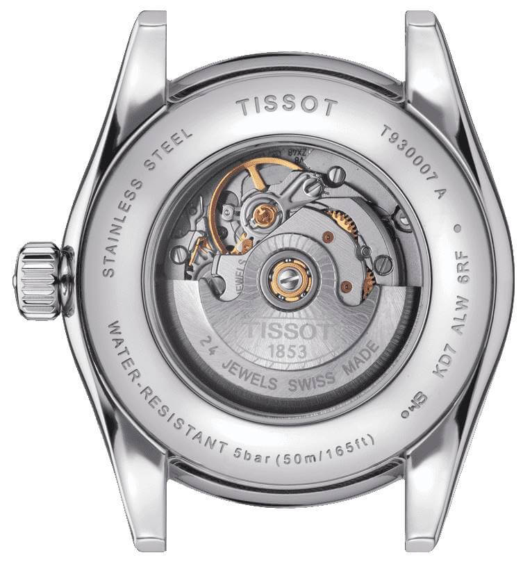 TISSOT -T-My Lady 18K Gold Automatic Ladies' Watch Silver Rose Gold Automatic 29mm- T930.007.41.046.00