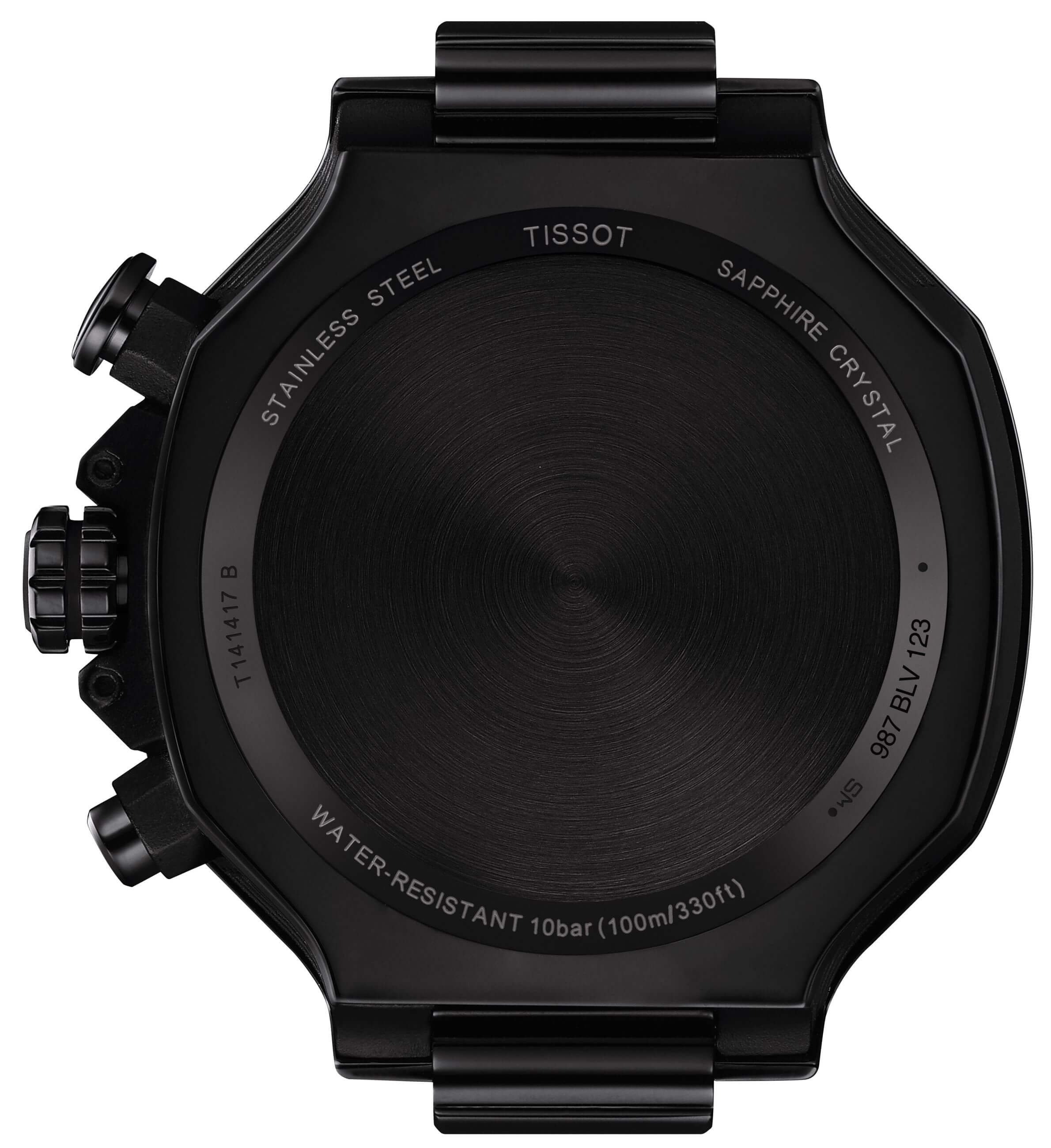 TISSOT -T-Race Chronograph Herrenuhr Schwarz Quarz Saphirglas 45mm- T141.417.37.061.00