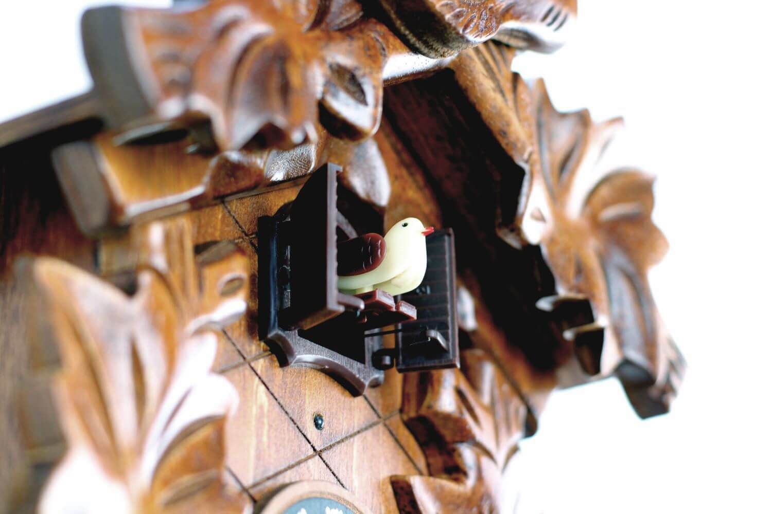 Eble -Cuckoo clock quartz movement music five leaves 30cm- 55400000