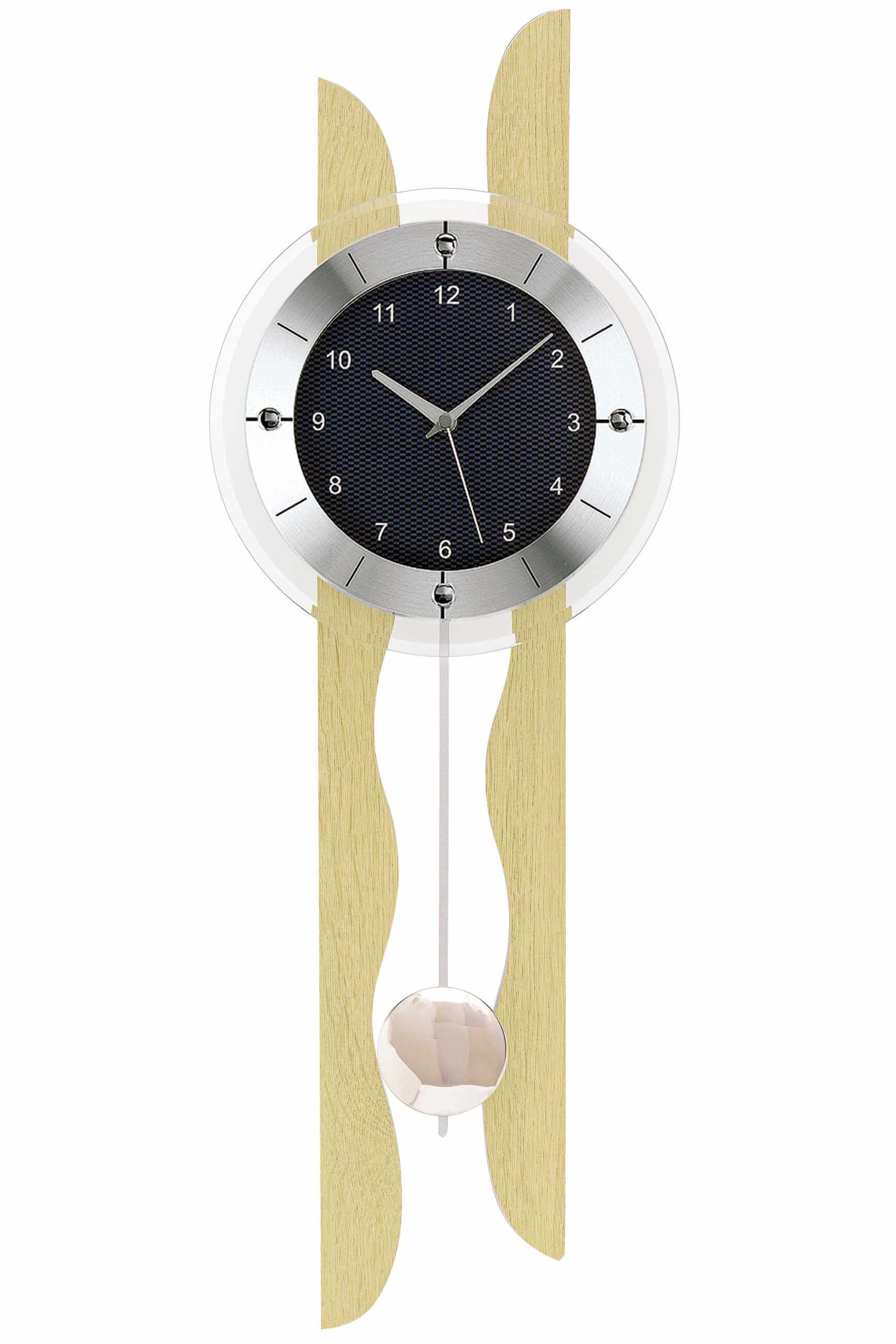 AMS -Pendeluhr Ahorn Funk 70cm- 5238