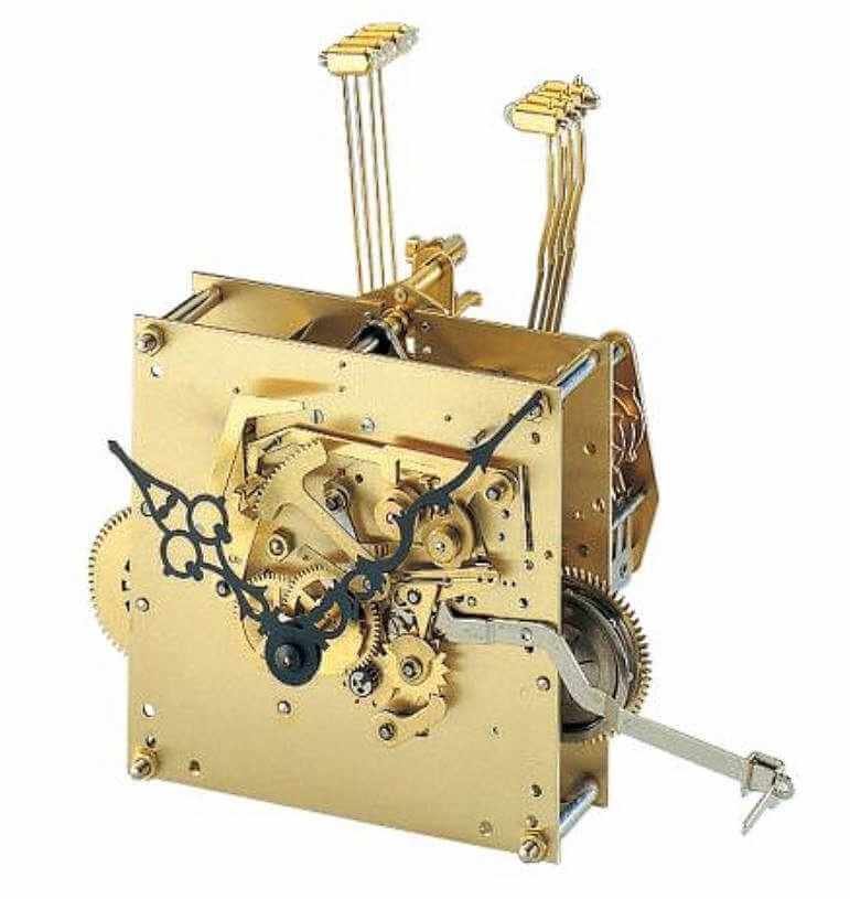 Kieninger -Standing Clock Antique Walnut Westminster Mechanical 196cm- 0143-23-01