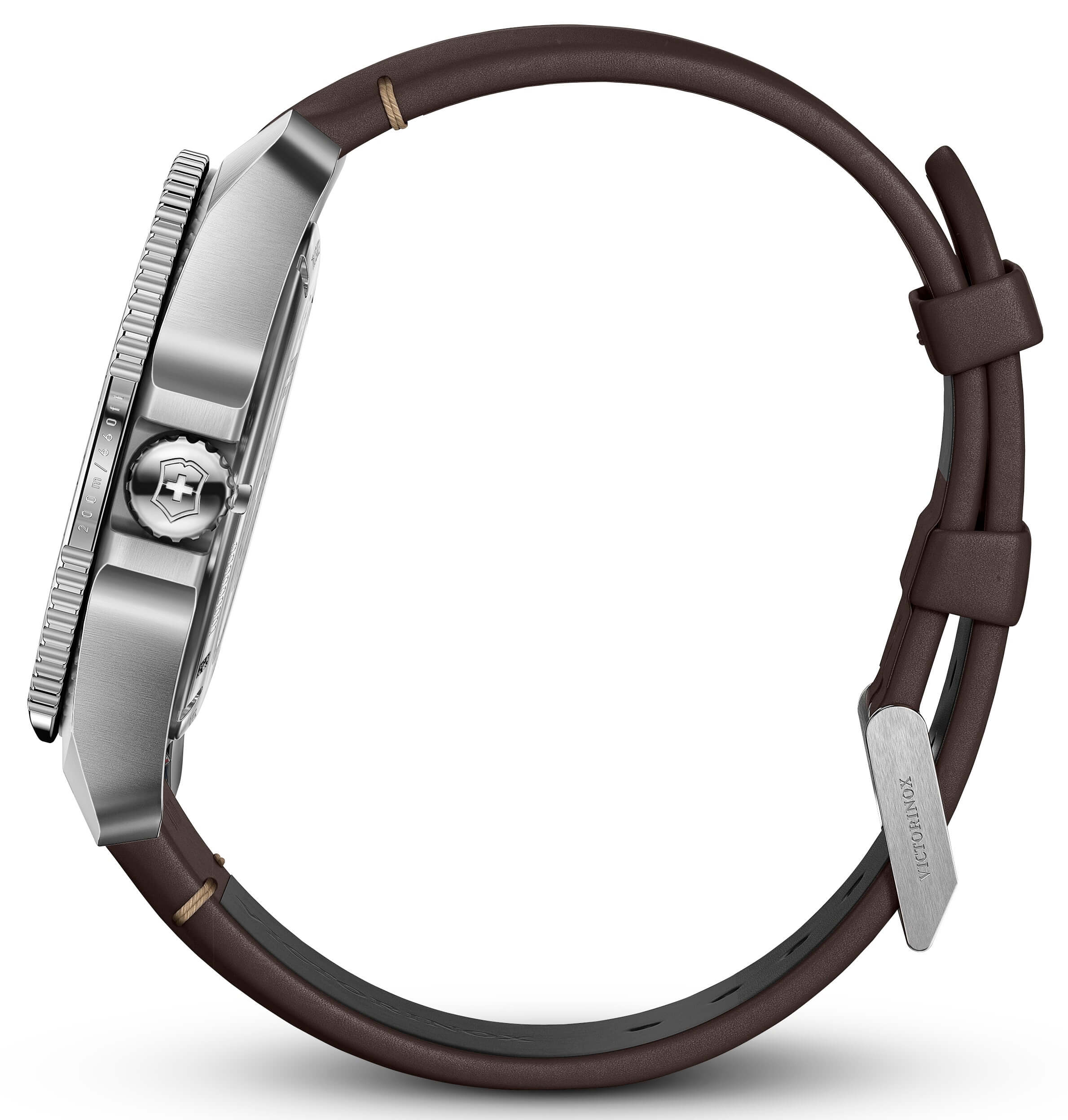 Victorinox -Journey 1884 Herrenuhr Braun Quarz Saphirglas 43mm- 241976.1