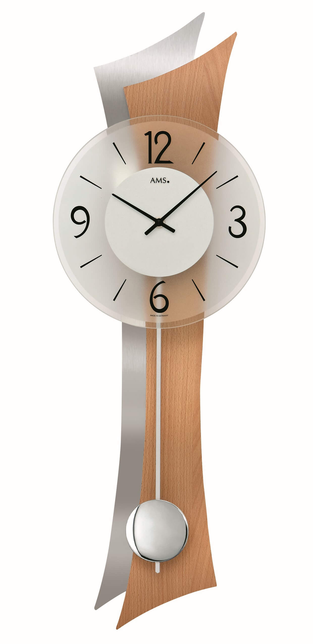 AMS -Quartz-Pendeluhr 70cm- 7425