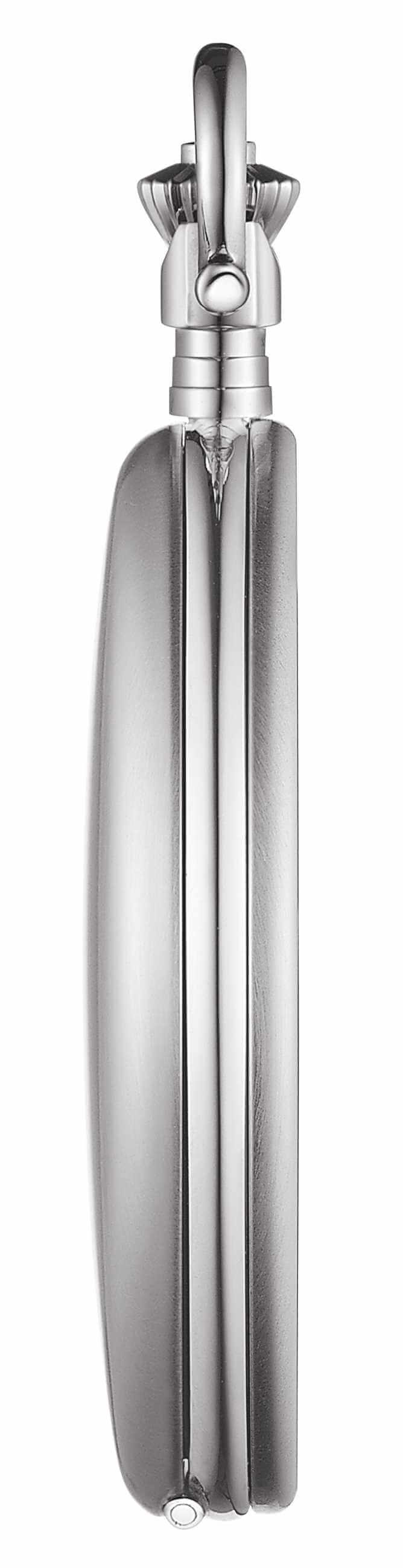 TISSOT -Savonnette Herrenuhr Silber Blau Quarz Taschenuhr 48,5mm- T862.410.19.042.00