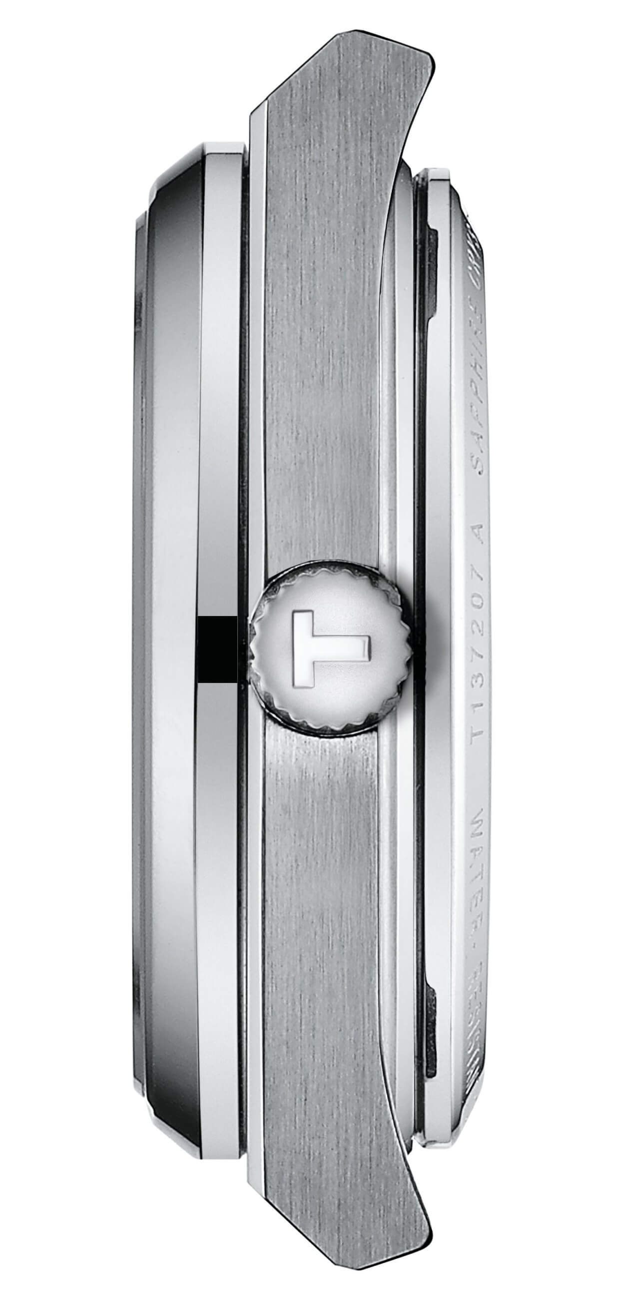 TISSOT -PRX Powermatic 80 Damen - und Herrenuhr Silber Blau Automatik Saphirglas 35mm- T137.207.11.041.00