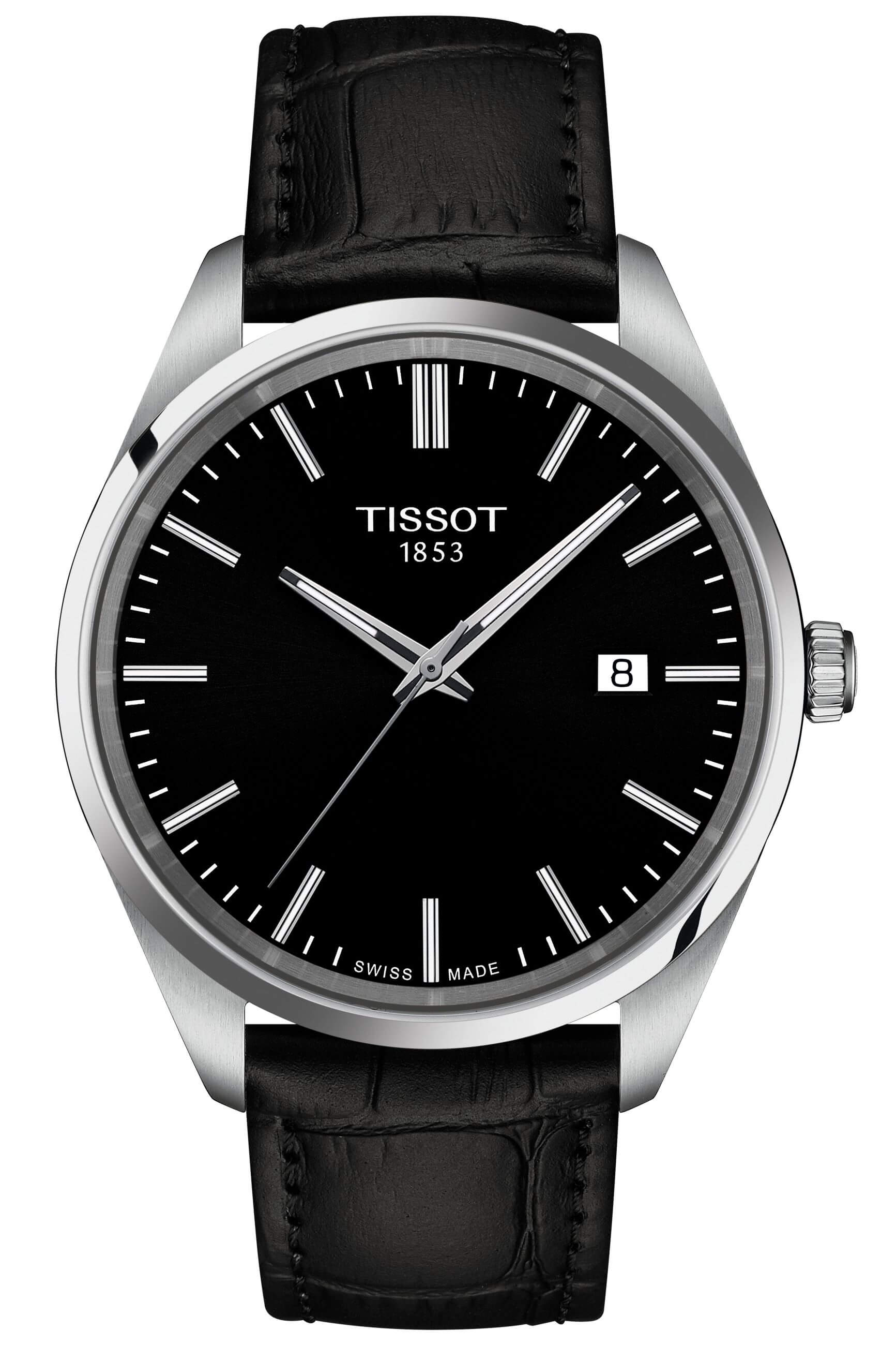 TISSOT -PR 100 Men's Watch Black Silver Quartz Sapphire Crystal 40mm- T150.410.16.051.00