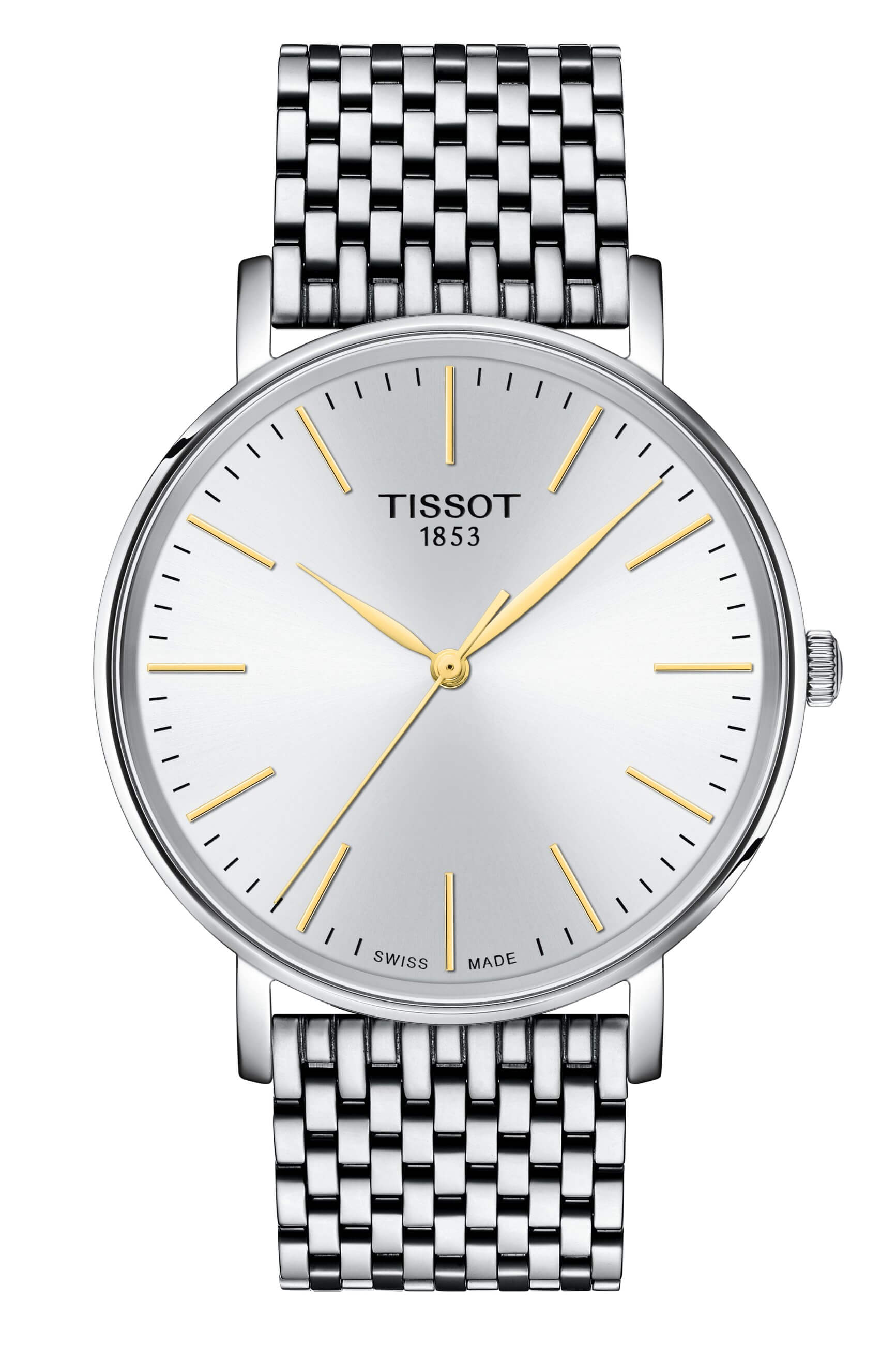 TISSOT -Everytime Gent men's watch silver quartz sapphire crystal 40mm- T143.410.11.011.01