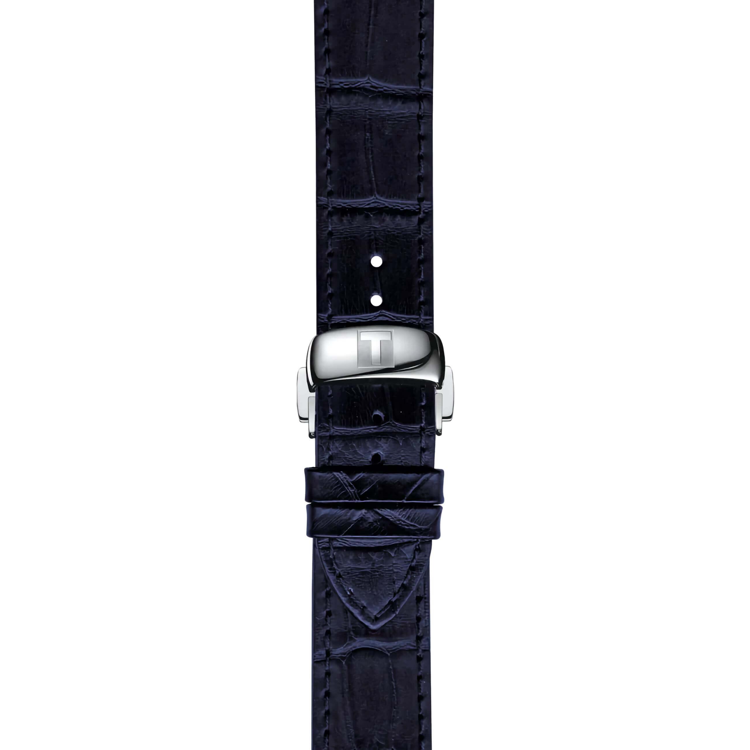TISSOT -Le Locle Herrenuhr Blau Datum Saphirglas Mechanisch 39mm- T006.407.16.043.00