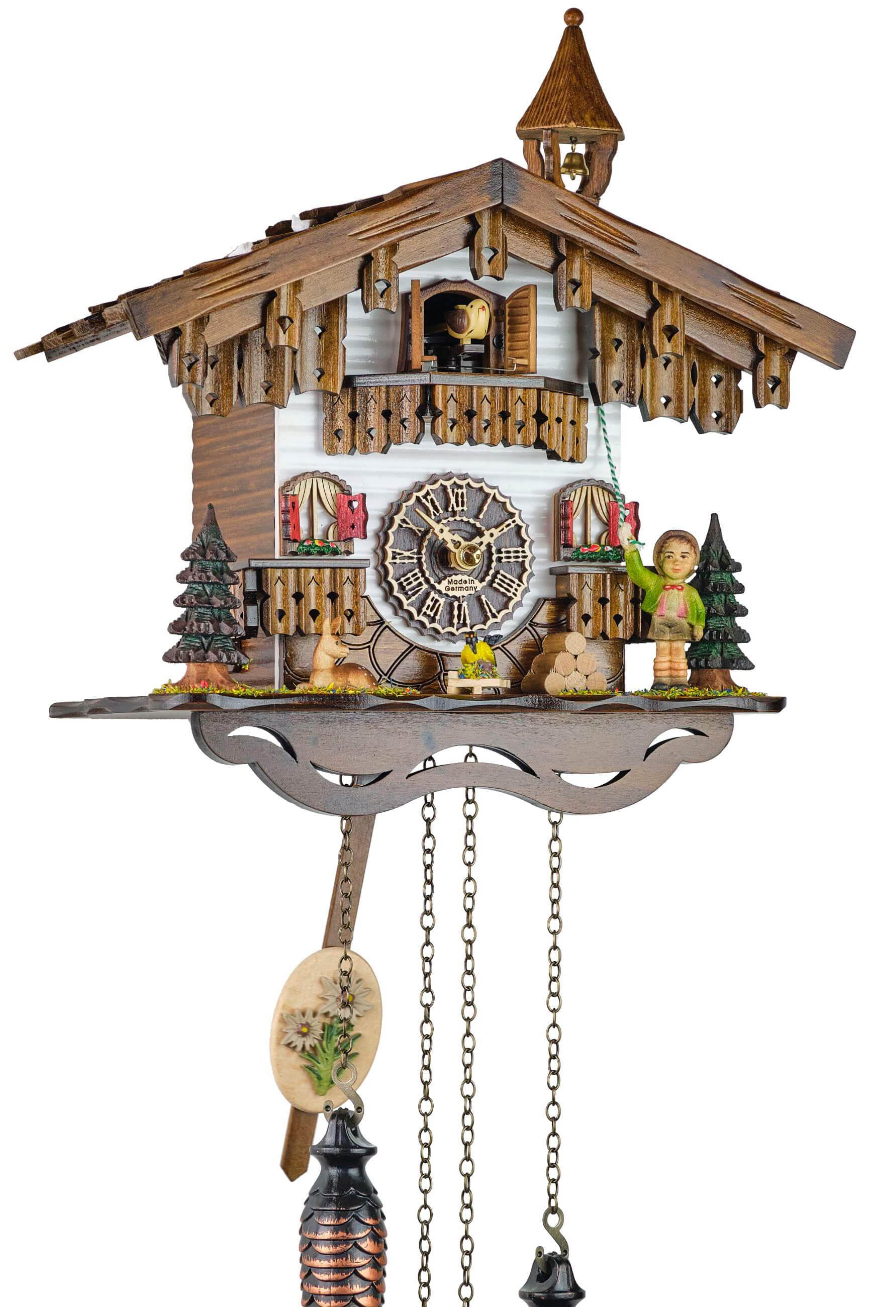 Trenkle -Cuckoo clock bell ringer quartz 28cm- 4296 QM