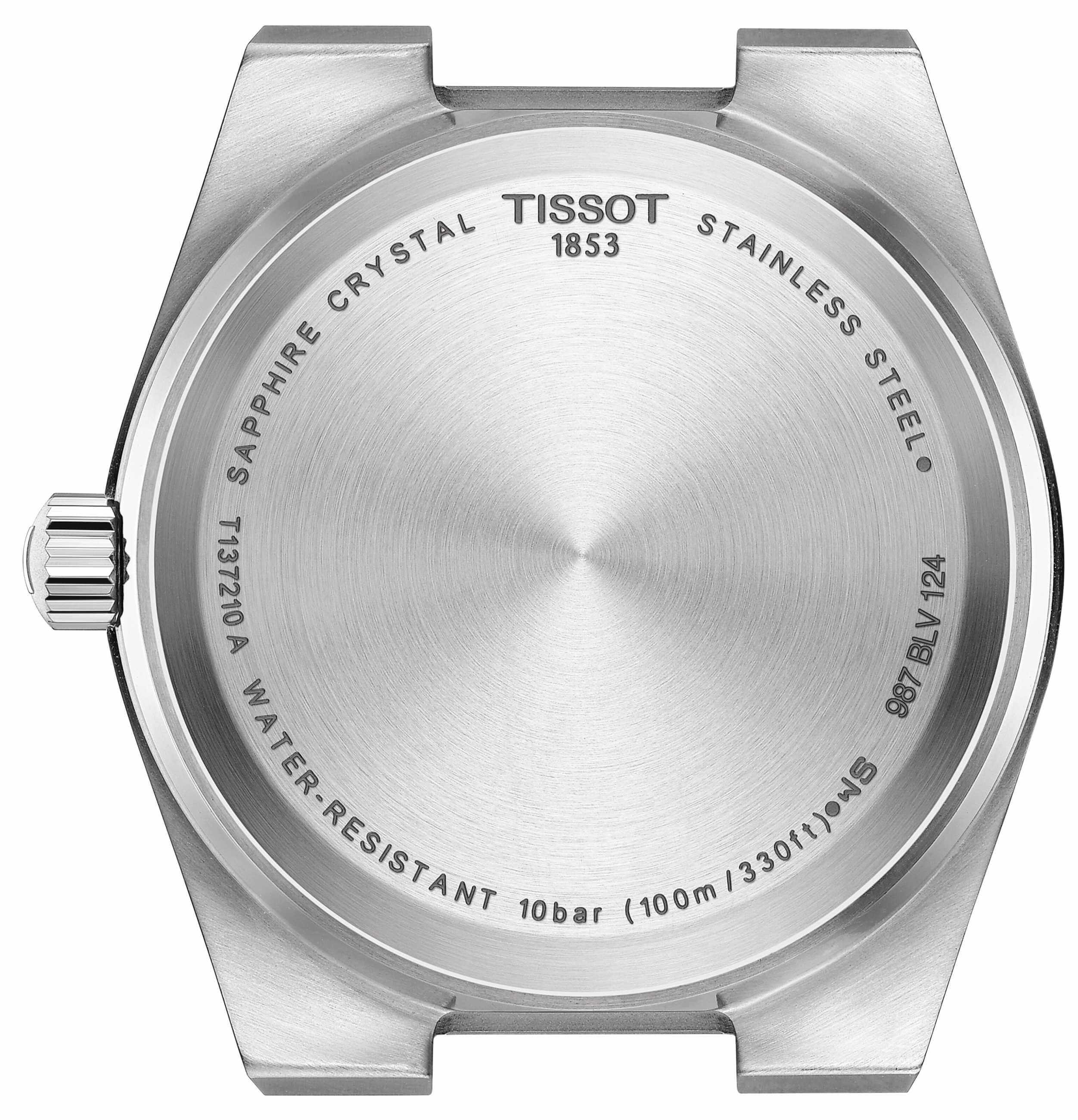 TISSOT -PRX Damenuhr Silber Blau Quarz 35mm- T137.210.11.351.00