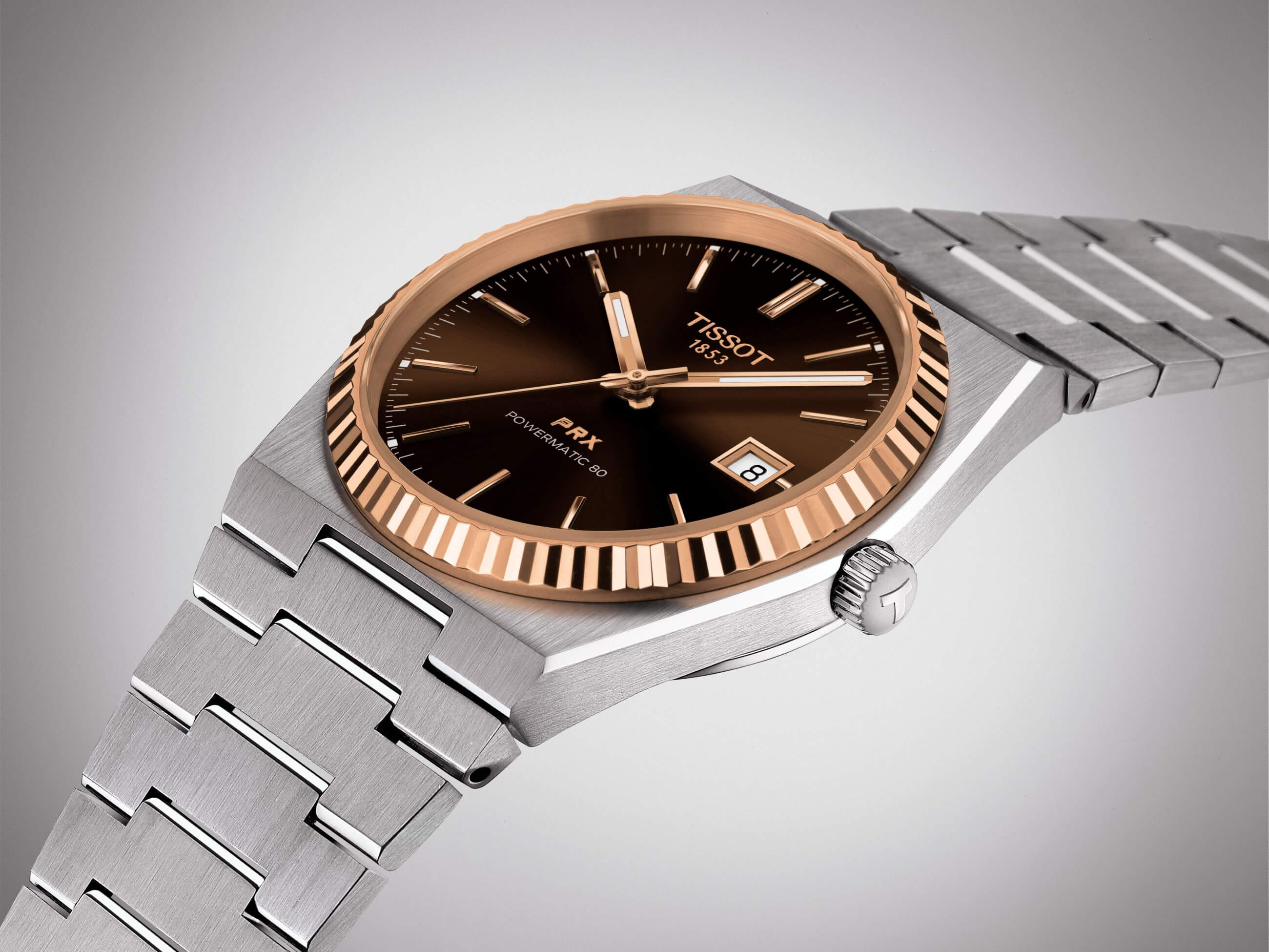 TISSOT -PRX Powermatic 80 Stahl & 18K Gold- T931.407.41.291.00