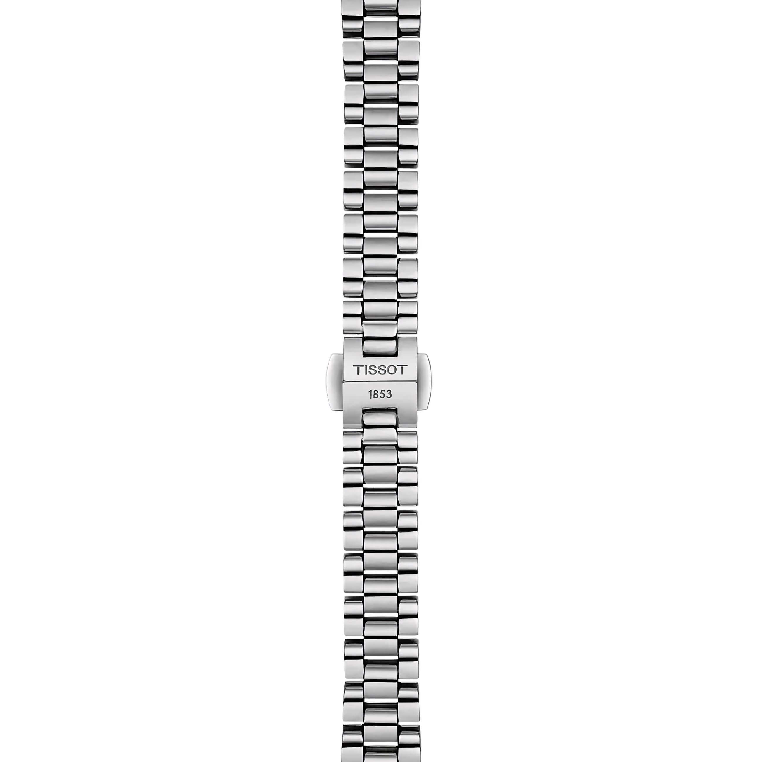 TISSOT -Desir Damenuhr Silber Blau Datum Mondphase Saphirglas Quartz 30mm- T152.223.11.496.00