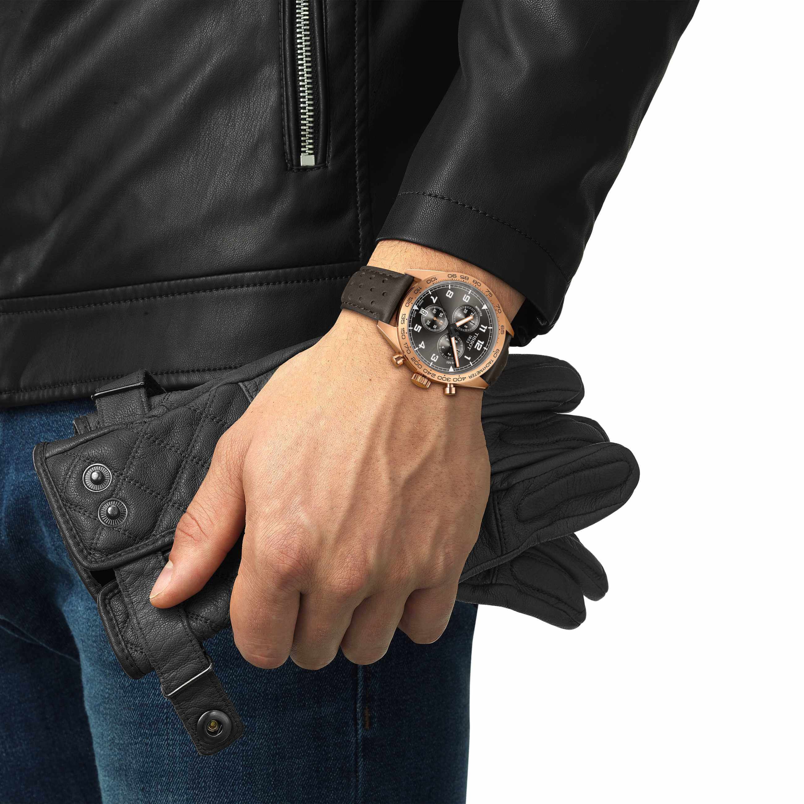 TISSOT -PRS 516 Chronograph Herrenuhr Grau Chronograph Quarz 45mm- T131.617.36.082.00
