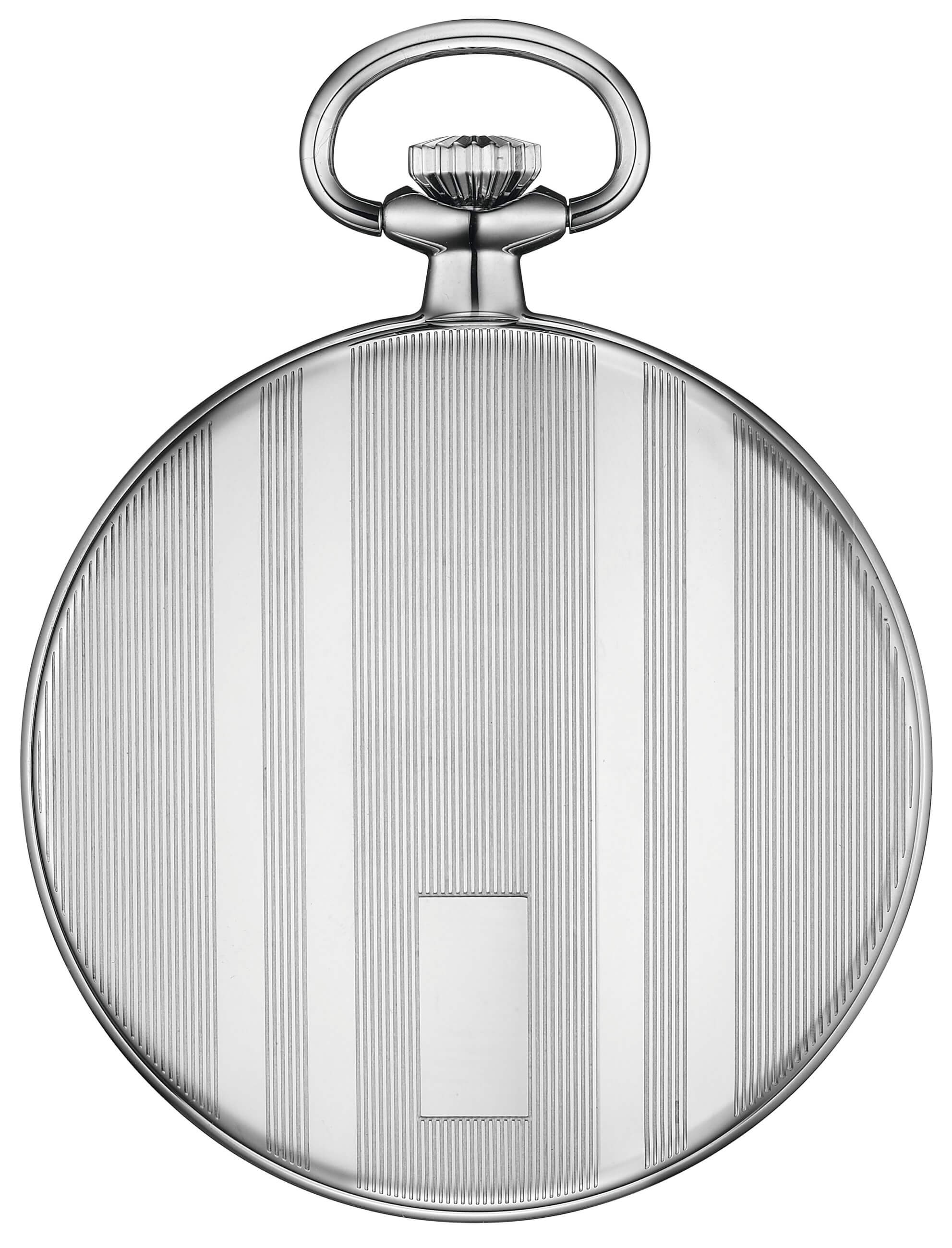 TISSOT -Lepine men's and ladies' watch silver white quartz date pocket watch 49mm- T82.6.550.13